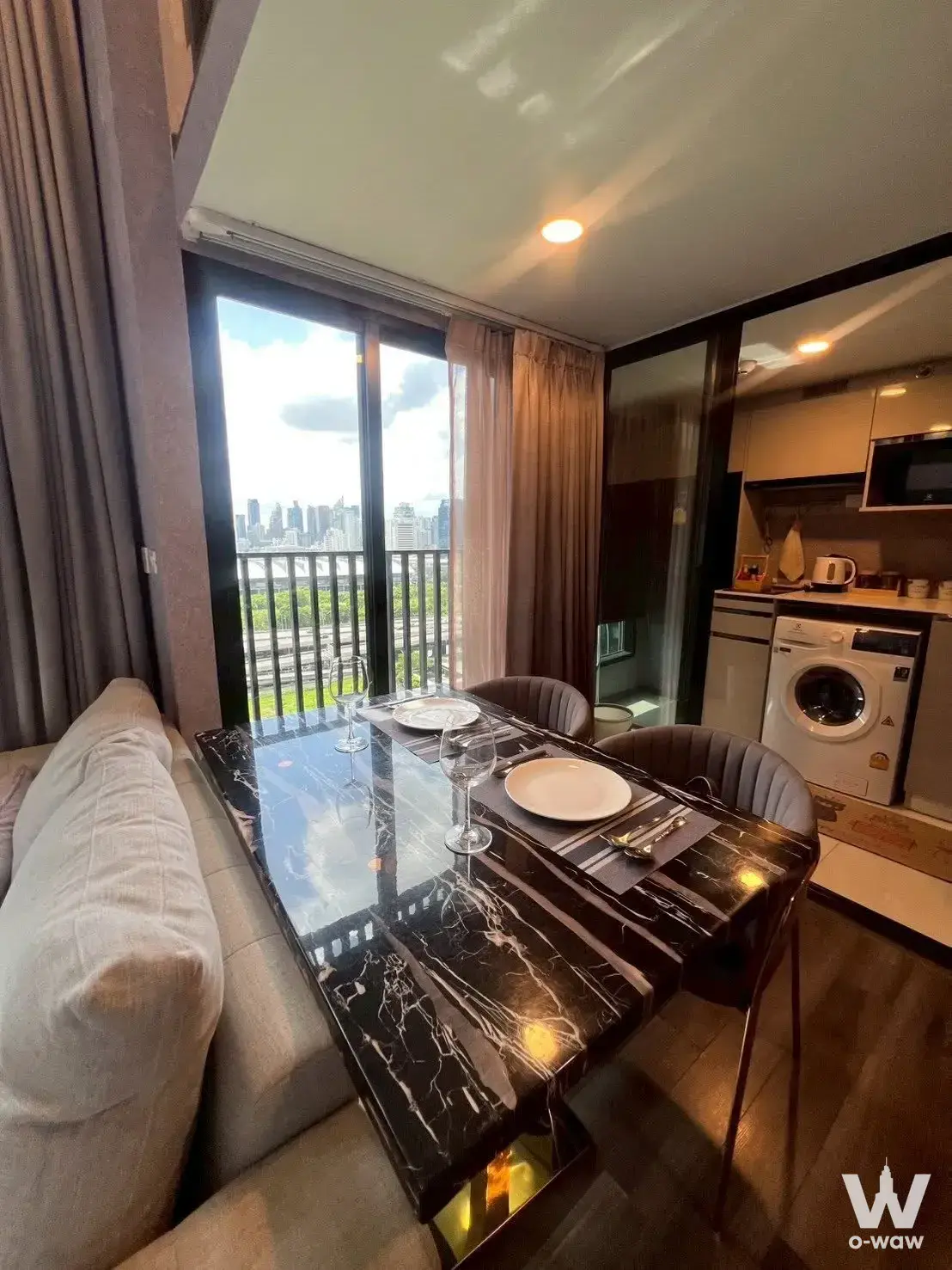 Condo with 2 bedrooms for rent at A Space Condominium — photo 2 of 5