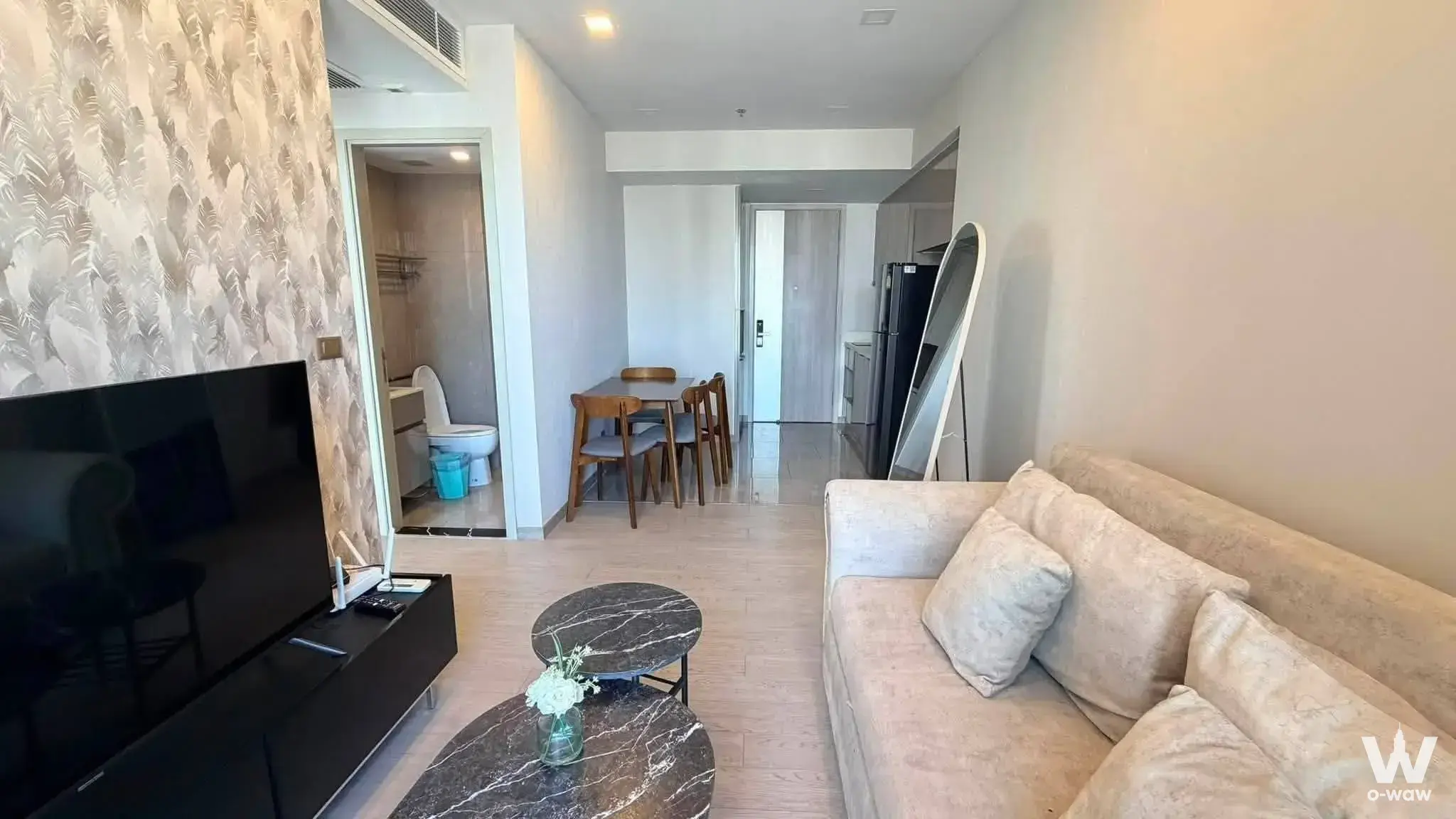 Condo with 1 bedroom for rent at One9Five Asoke - Rama 9 — photo 2 of 5