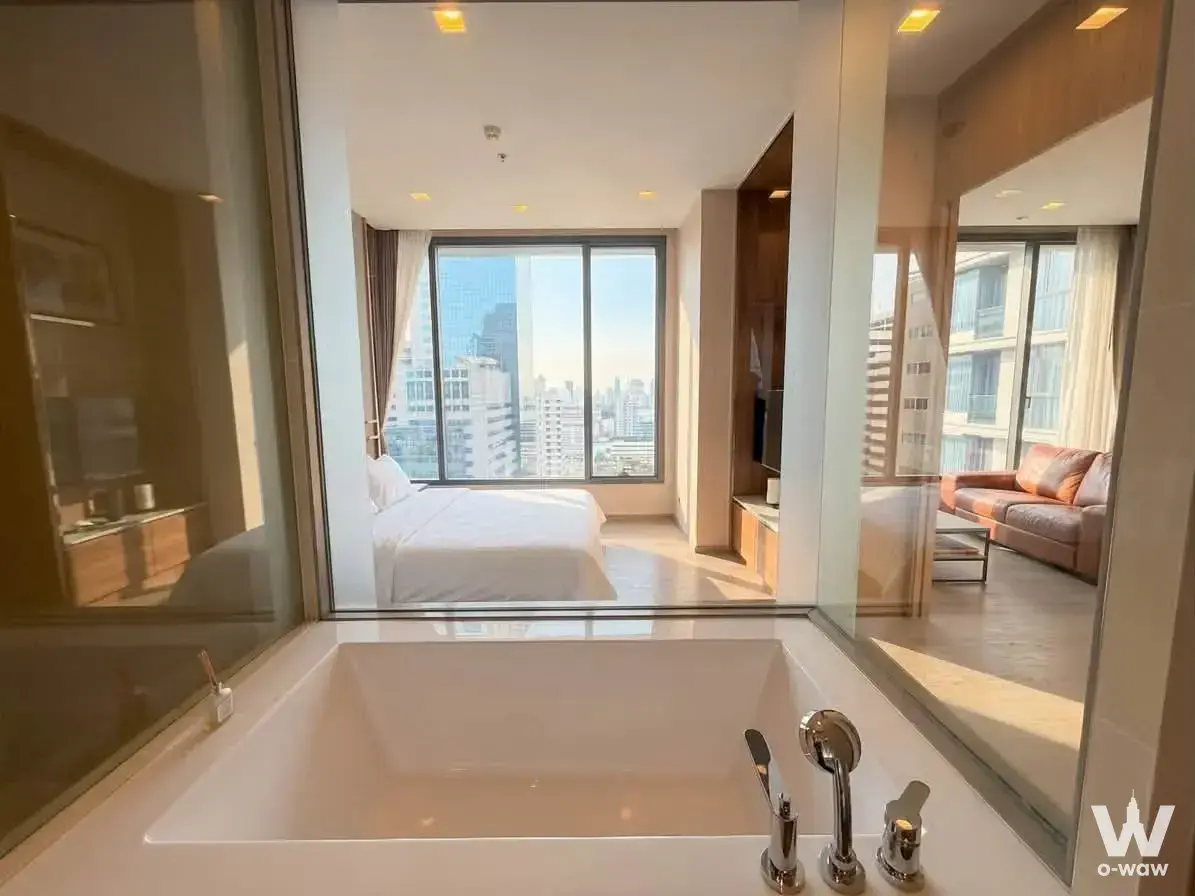 Condo with 2 bedrooms for rent at THE ESSE ASOKE — photo 2 of 5
