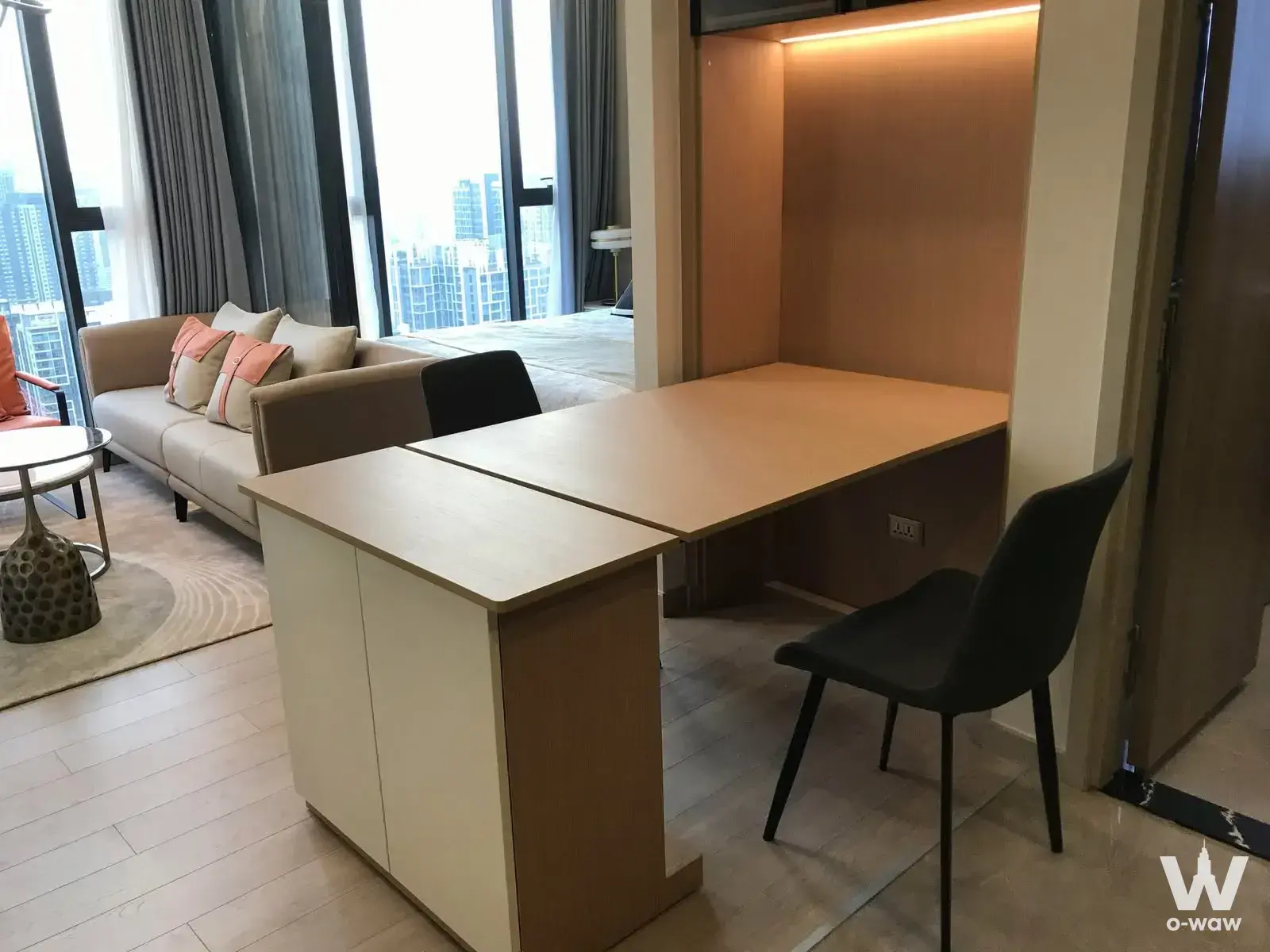 Condo with 1 bedroom for rent at One9Five Asoke - Rama 9 — photo 3 of 4