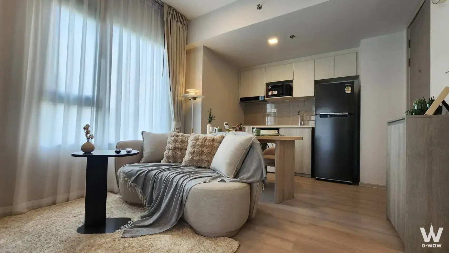 Condo with 1 bedroom for rent at COBE Ratchada-Rama 9 — photo 1 of 5