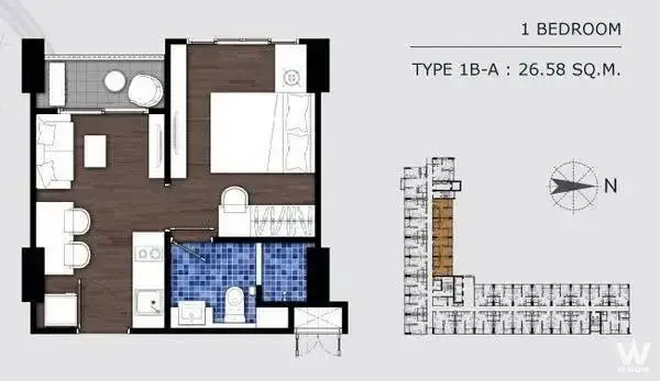 Condo with 1 bedroom for sale at Artemis Sukhumvit 77 — photo 3 of 5