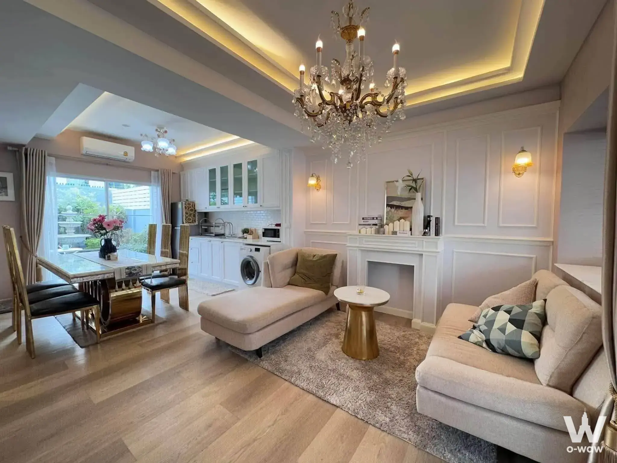 Townhouse with 2 bedrooms for rent at Indy1 Bangna Ramkhamhaeng 2 — photo 1 of 3