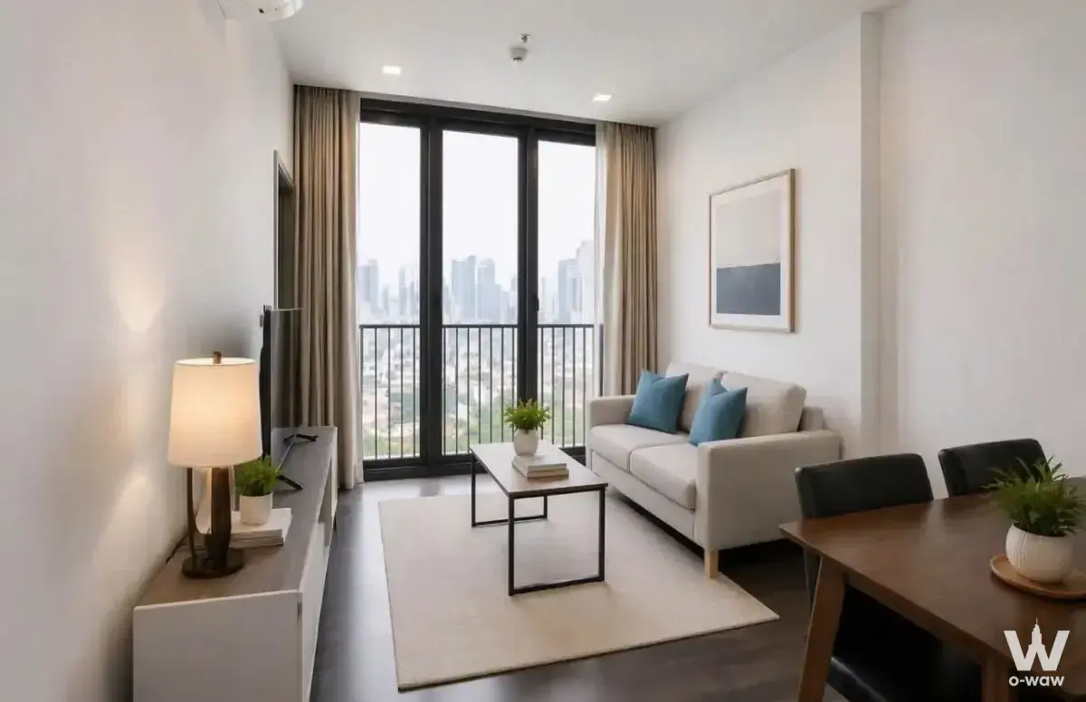 Condo with 1 bedroom for rent at THE LINE Asoke-Ratchada — photo 2 of 6