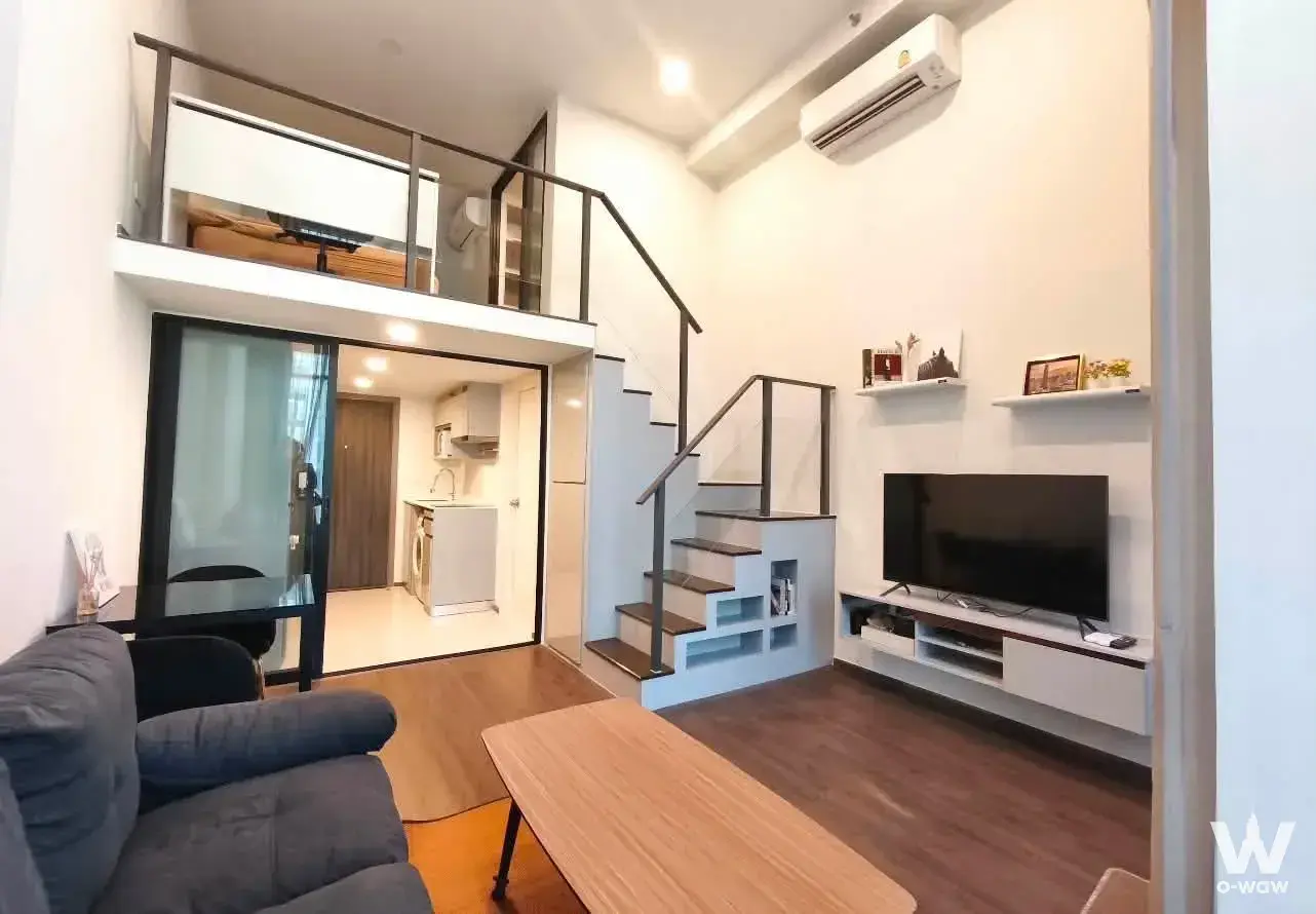 Condo with 1 bedroom for rent at KnightsBridge Space Rama 9 — photo 2 of 5