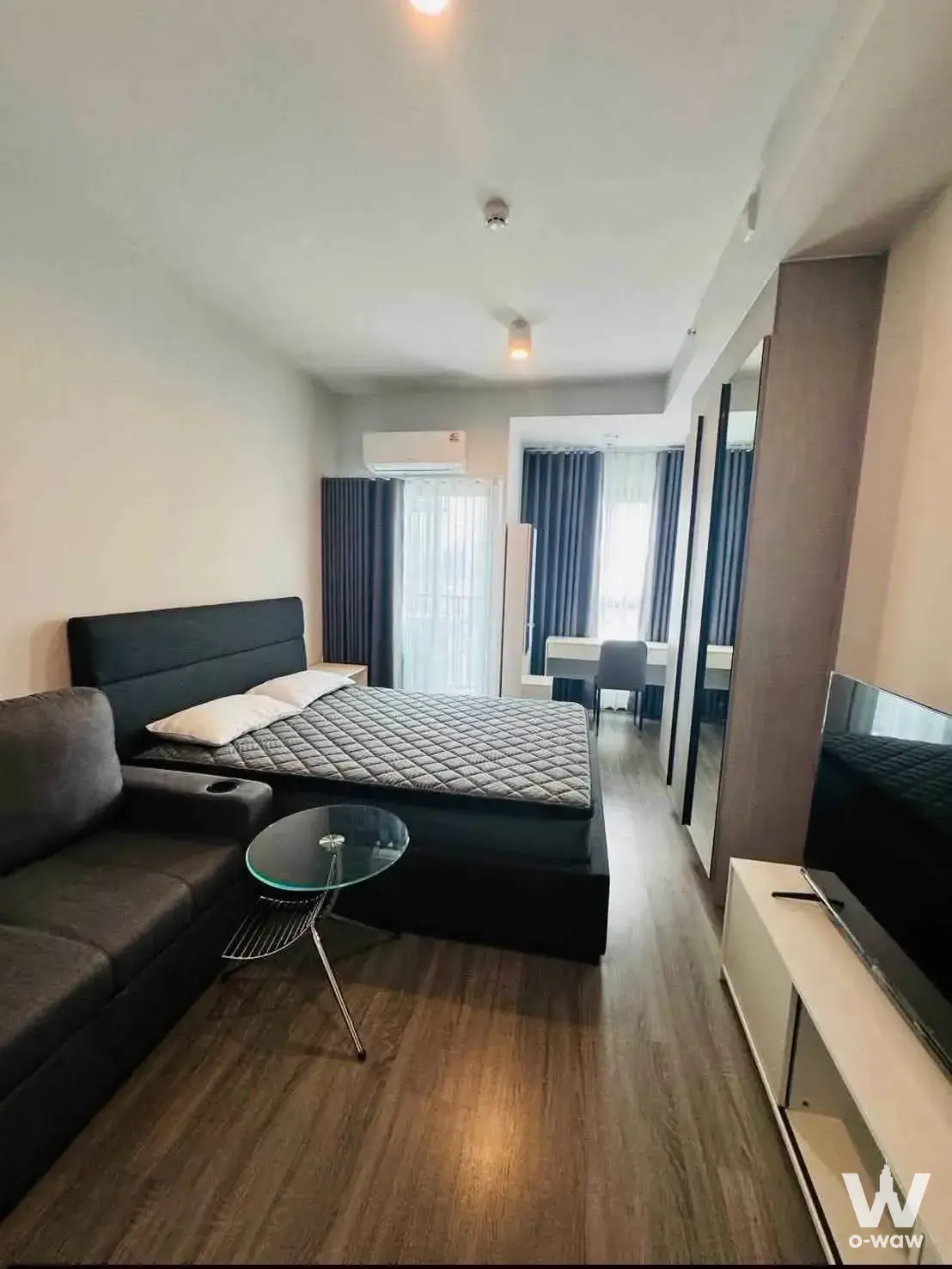 Condo with 1 bedroom for rent at Ideo Ramkhamhaeng Lamsali Station — photo 1 of 5