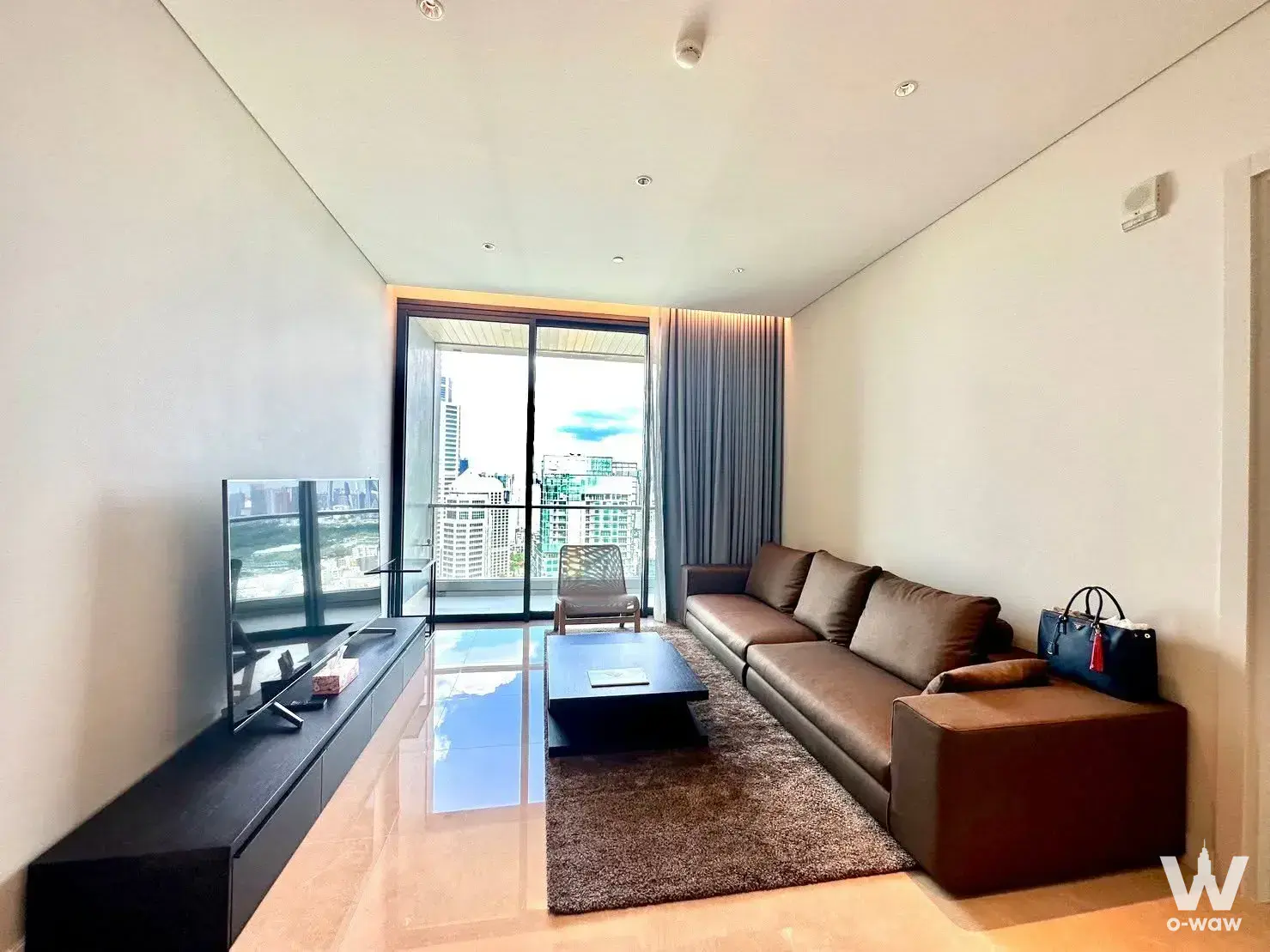 Condo with 2 bedrooms for rent at Sindhorn Residence — photo 1 of 5