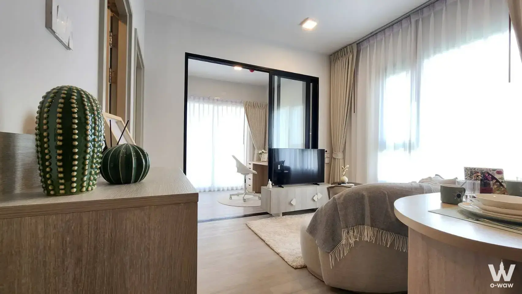 Condo with 1 bedroom for rent at COBE Ratchada-Rama 9 — photo 4 of 5