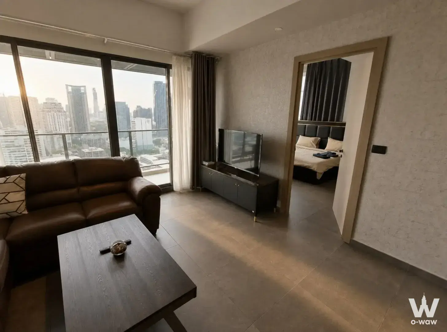 Condo with 2 bedrooms for rent at The Lofts Asoke — photo 3 of 5