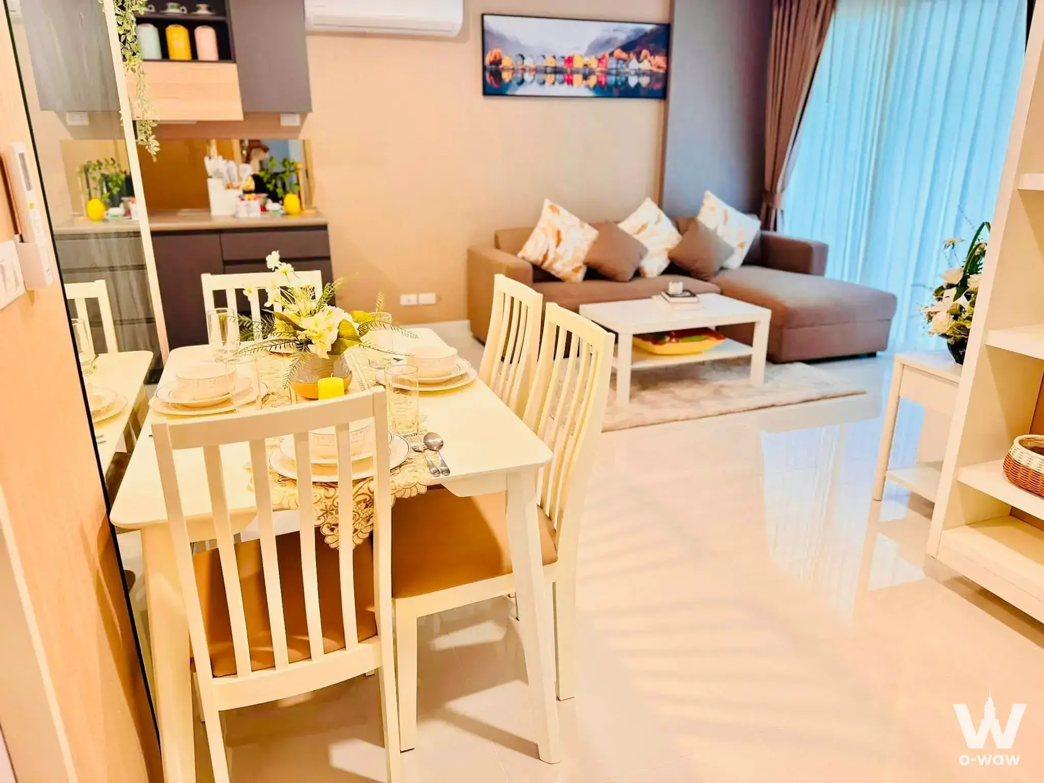 Condo with 2 bedrooms for rent at Natureza Condominium North Pattaya | Condo Pattaya-Na Kluea — photo 4 of 5
