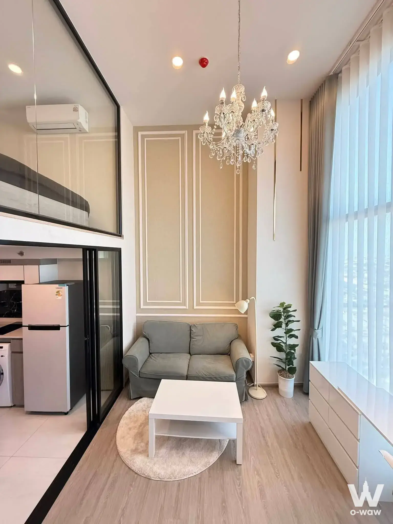 Condo with 1 bedroom for rent at Origin Plug & Play Nonthaburi Station — photo 1 of 5