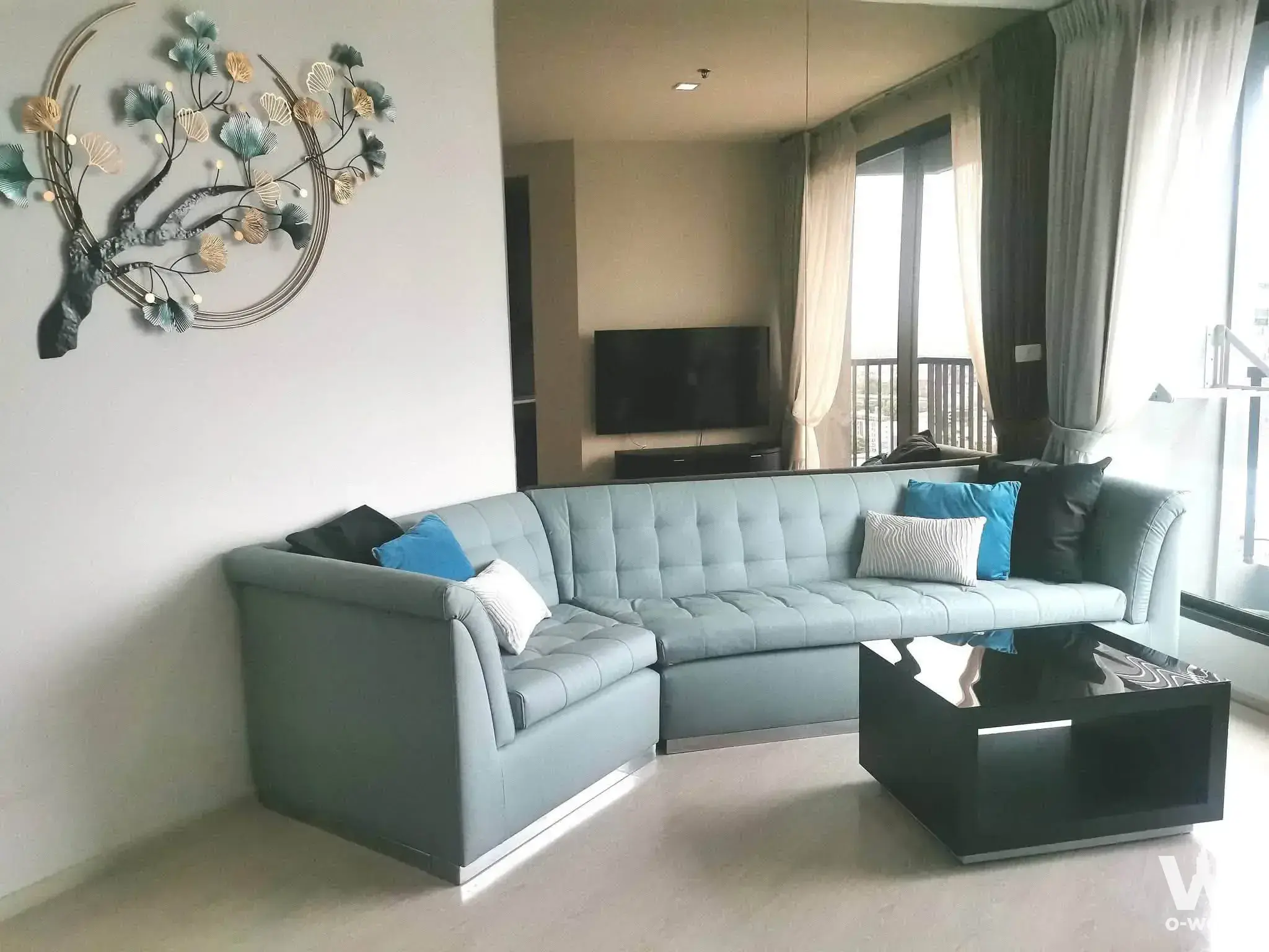 Condo with 2 bedrooms for rent at Rhythm Rang Nam — photo 2 of 5