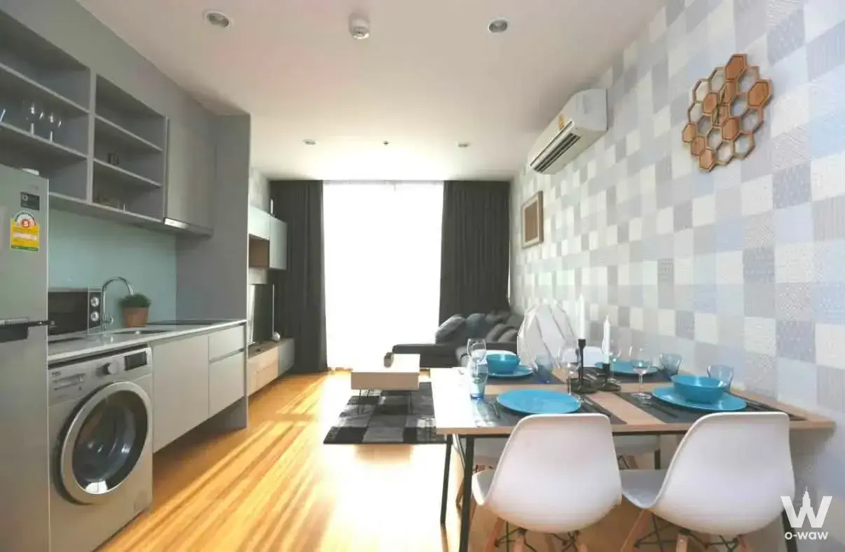 Condo with 2 bedrooms for rent at Noble Revo Silom — photo 2 of 5