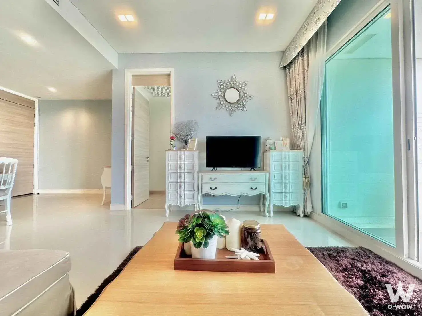 Condo with 2 bedrooms for rent at Reflection Jomtien Beach Pattaya — photo 3 of 5