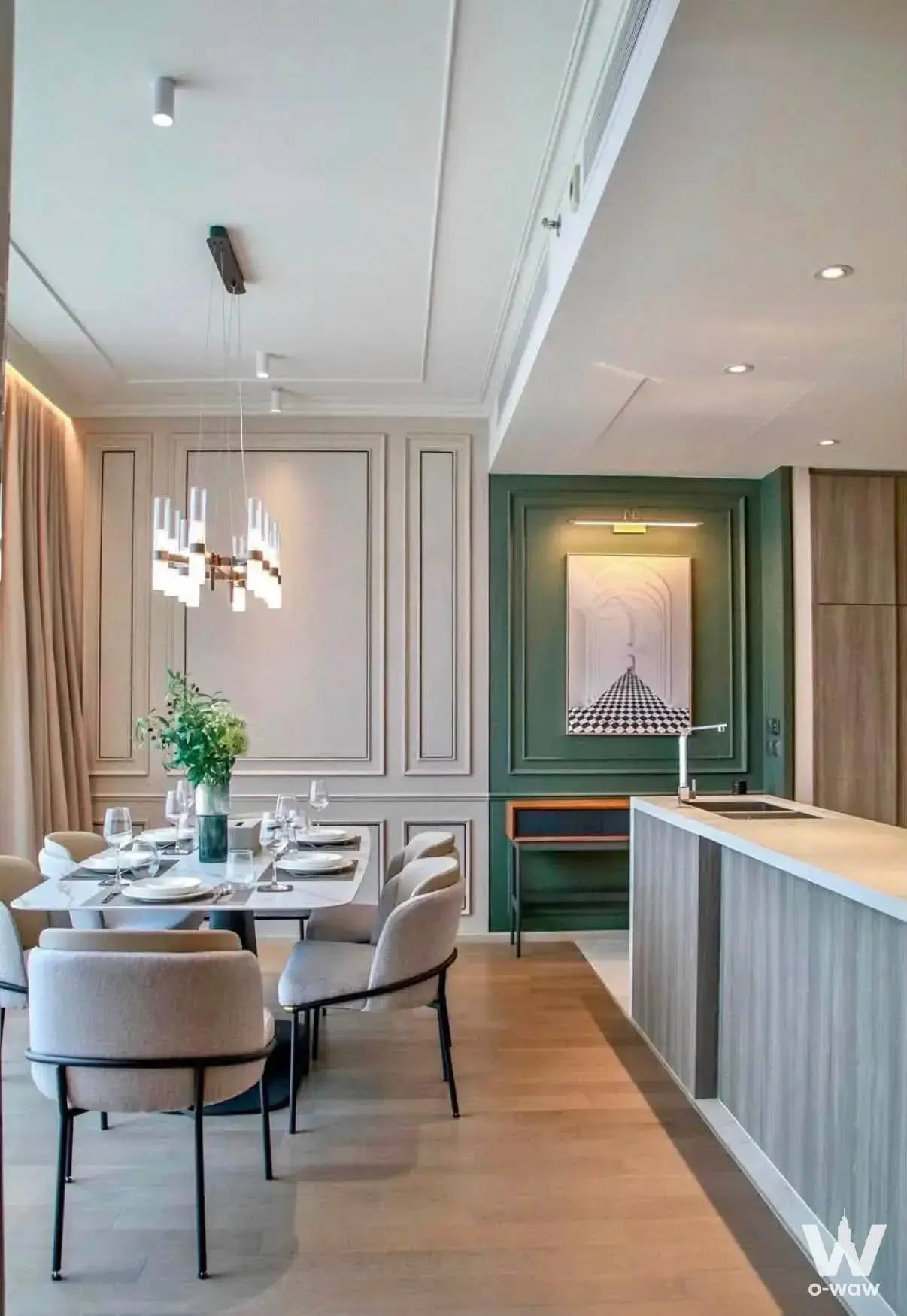 Condo with 3 bedrooms for rent at Celes Asoke — photo 2 of 5