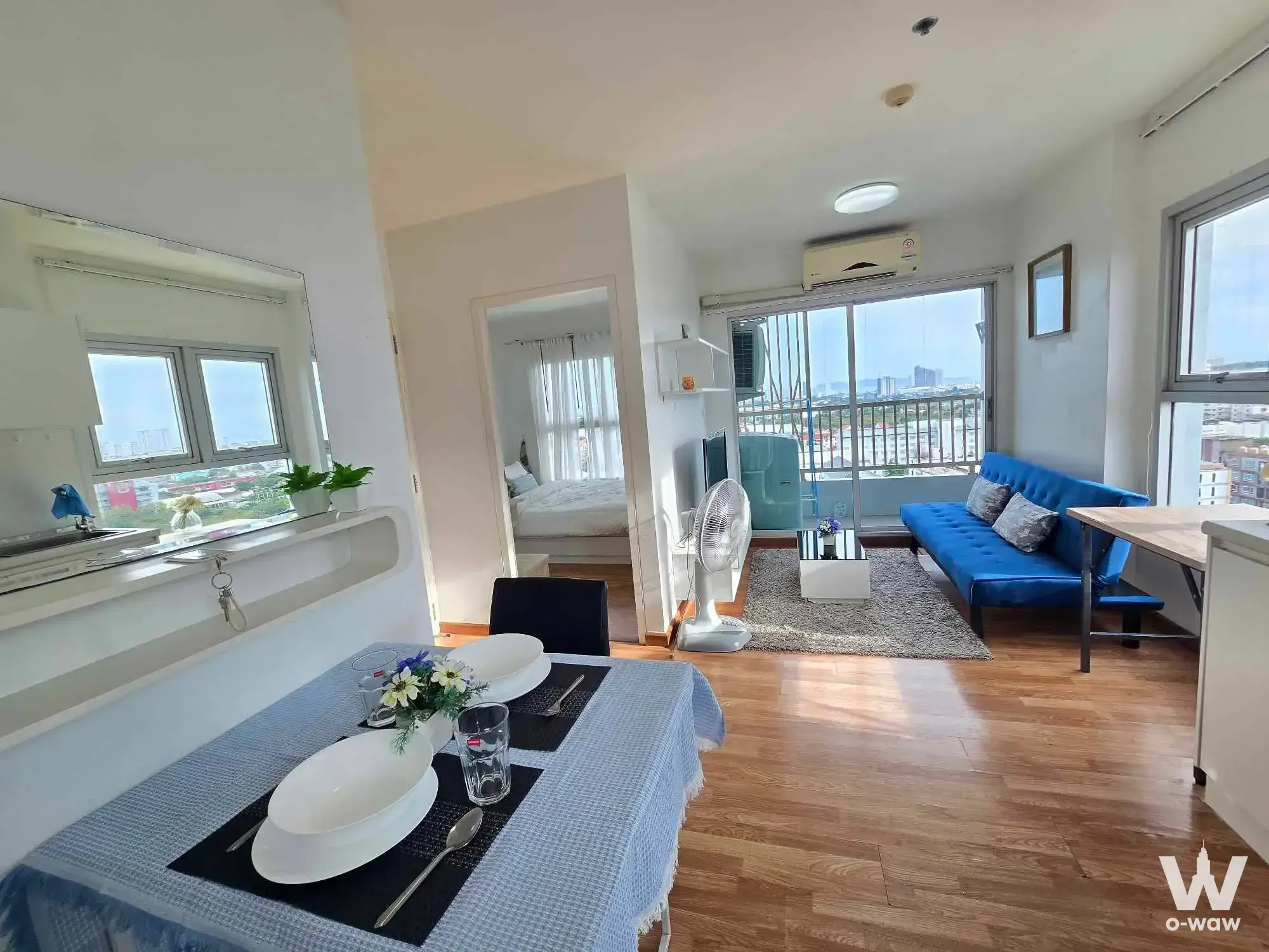 Condo with 1 bedroom for rent at The Trust Residence Pinklao — photo 2 of 5