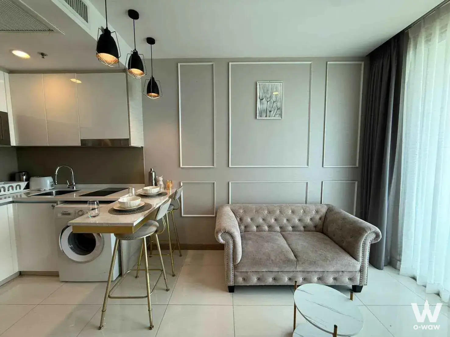Condo with 1 bedroom for rent at The Riviera Wongamat Beach : เดอะ ริเวียร่า วงศ์อมาตย์ บีช — photo 2 of 5