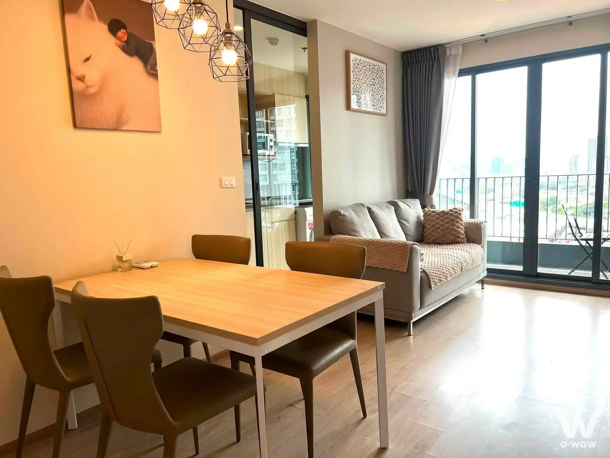 Condo with 2 bedrooms for rent at Ideo O2 — photo 5 of 5