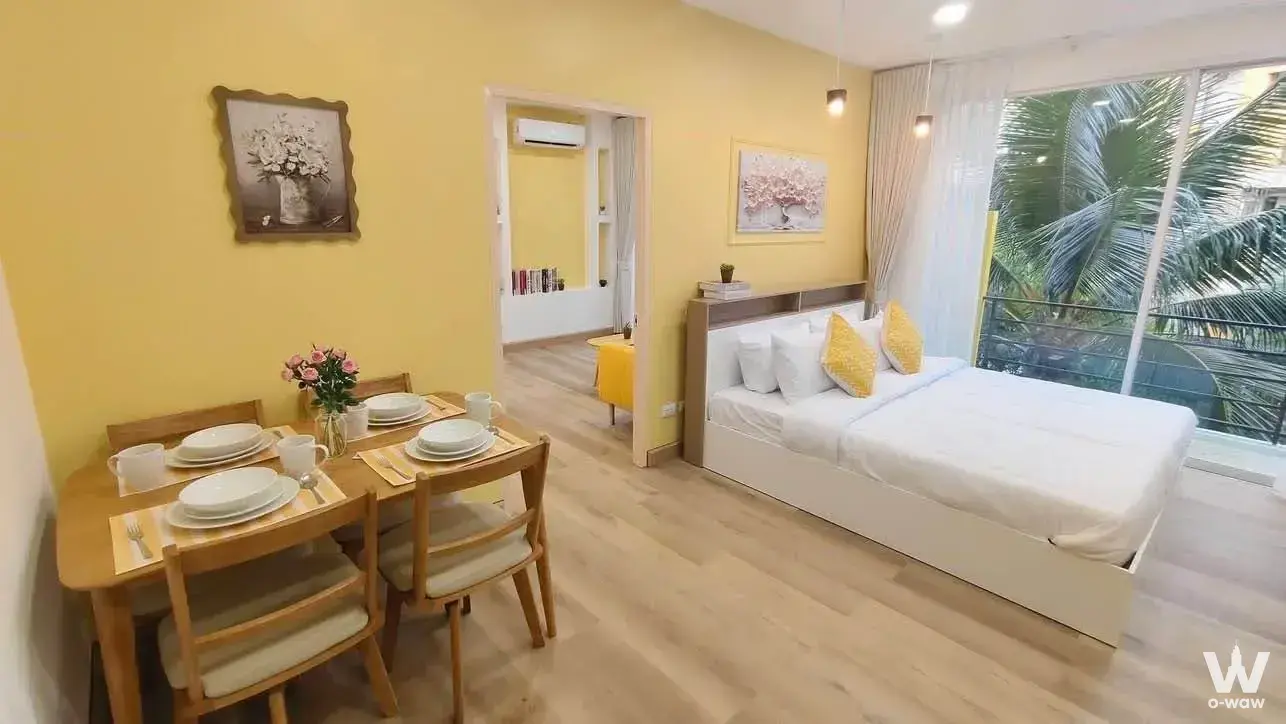 Condo with 2 bedrooms for rent at SEA Building, 3rd Floor, 2.6 km from Laem Panwa Beach, Phuket, Thailand — photo 1 of 5