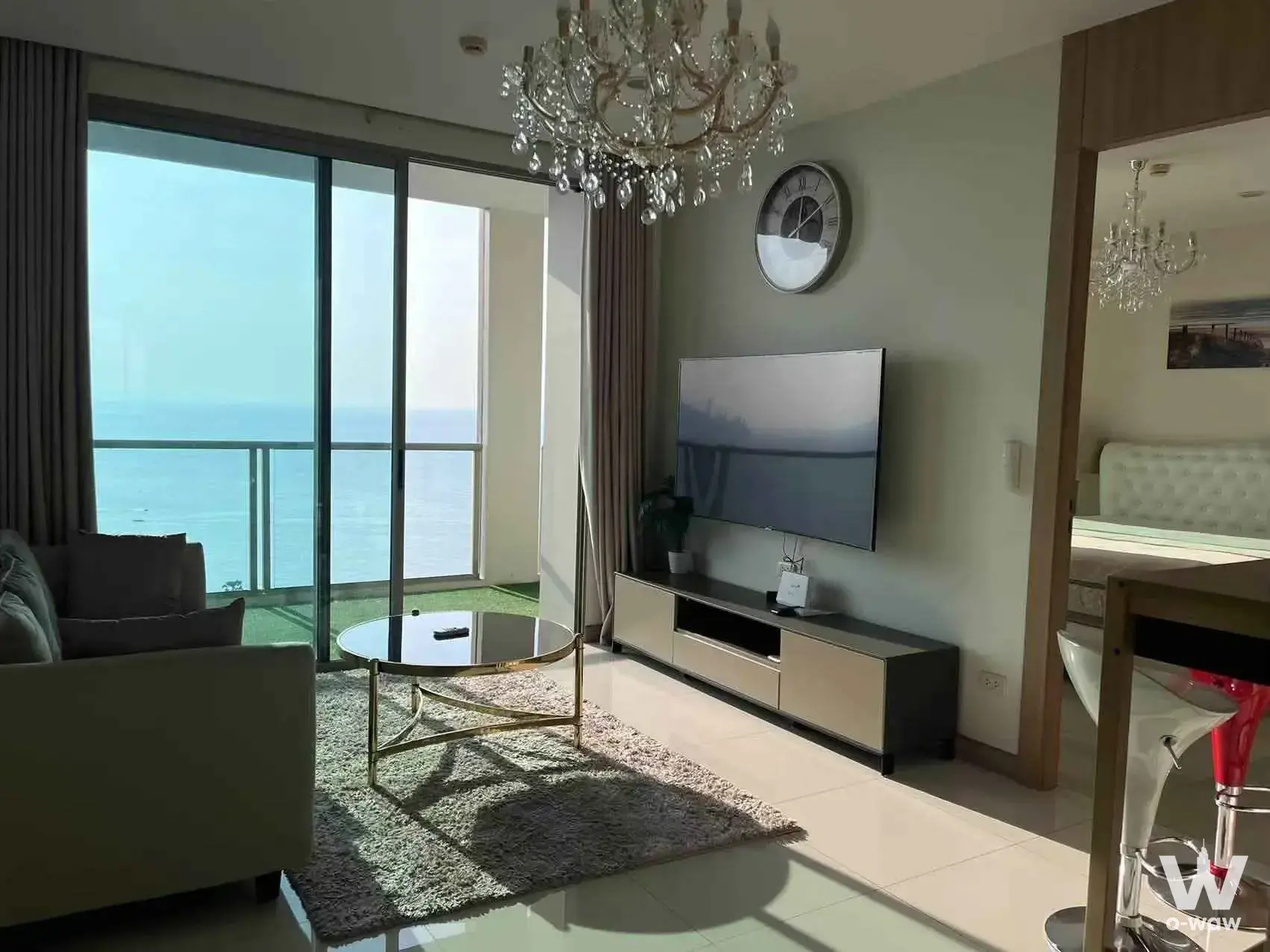 Condo with 2 bedrooms for sale at The Riviera Wongamat Beach : เดอะ ริเวียร่า วงศ์อมาตย์ บีช — photo 4 of 4
