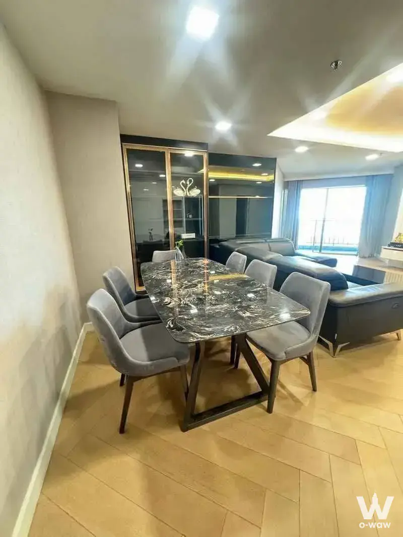 Condo with 3 bedrooms for rent at Belle Grand Rama 9 — photo 3 of 5