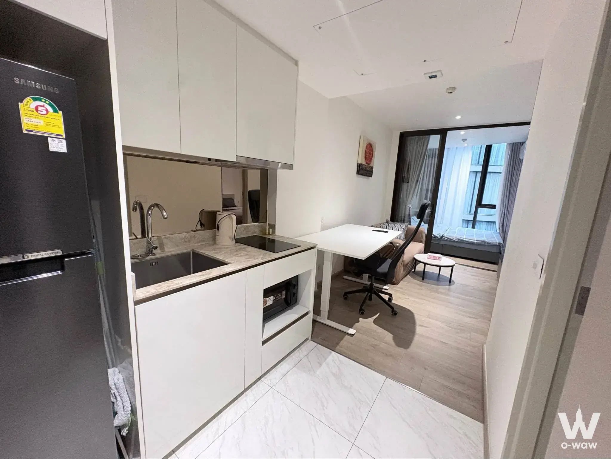 Condo with 2 bedrooms for rent at Fynn Asoke — photo 1 of 5