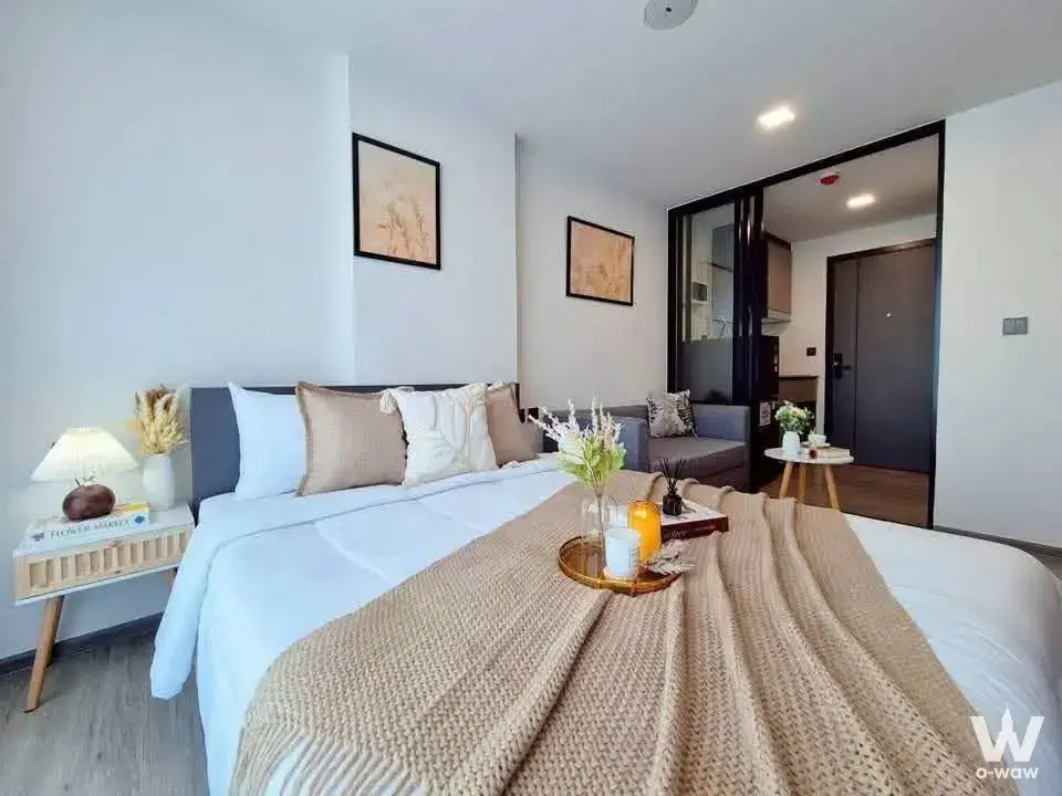 Condo with 1 bedroom for rent at Atmoz Palacio Ladprao Wanghin | แอทโมซ พาลาซิโอ ลาดพร้าว วังหิน — photo 1 of 5