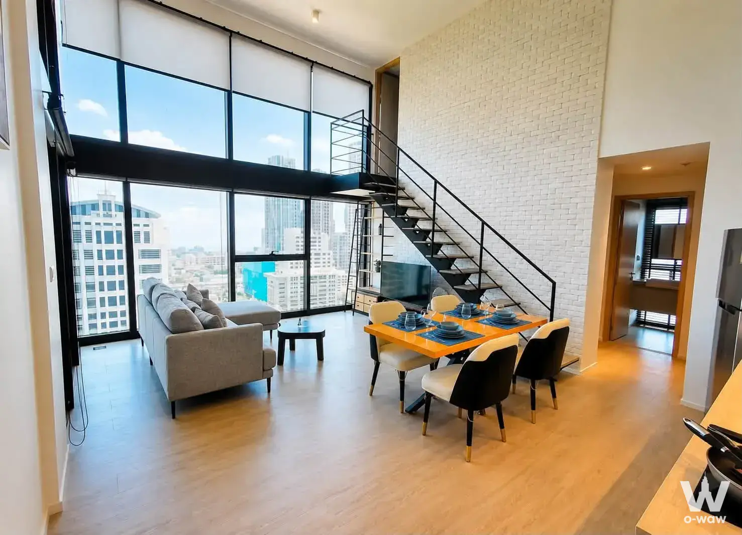 Condo with 2 bedrooms for rent at The Lofts Silom by Raimon Land — photo 3 of 5