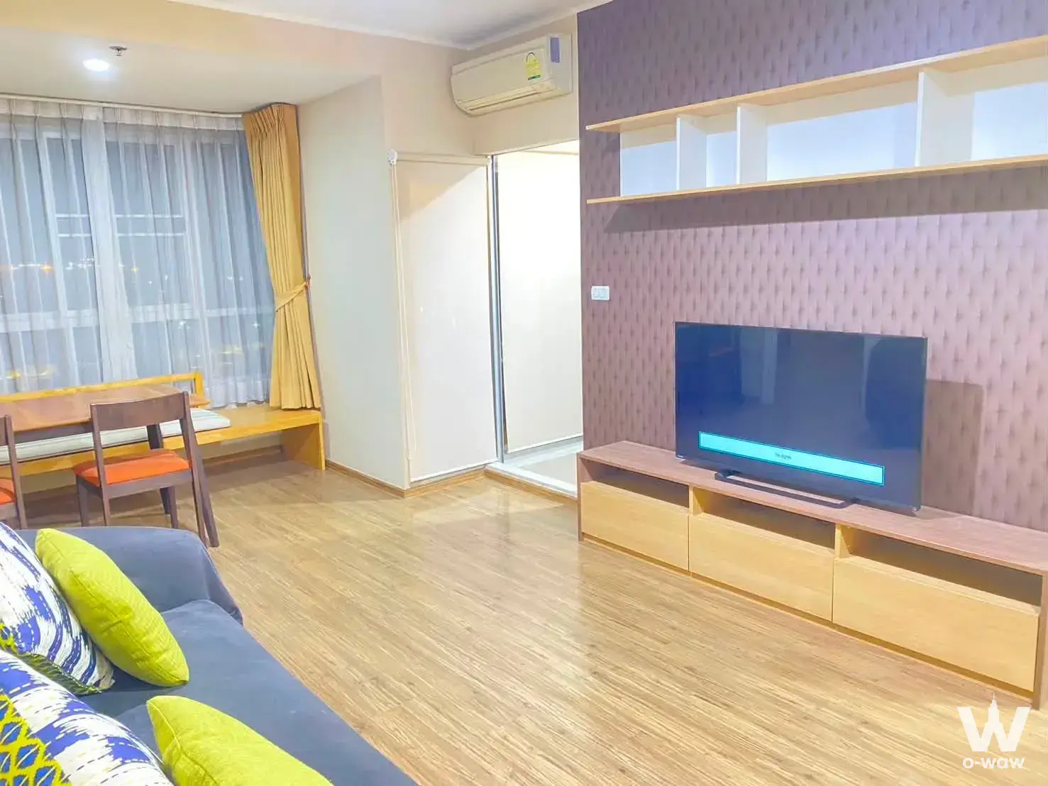 Condo with 2 bedrooms for rent at U Delight​ @ Hua Mak Station​ — photo 2 of 5
