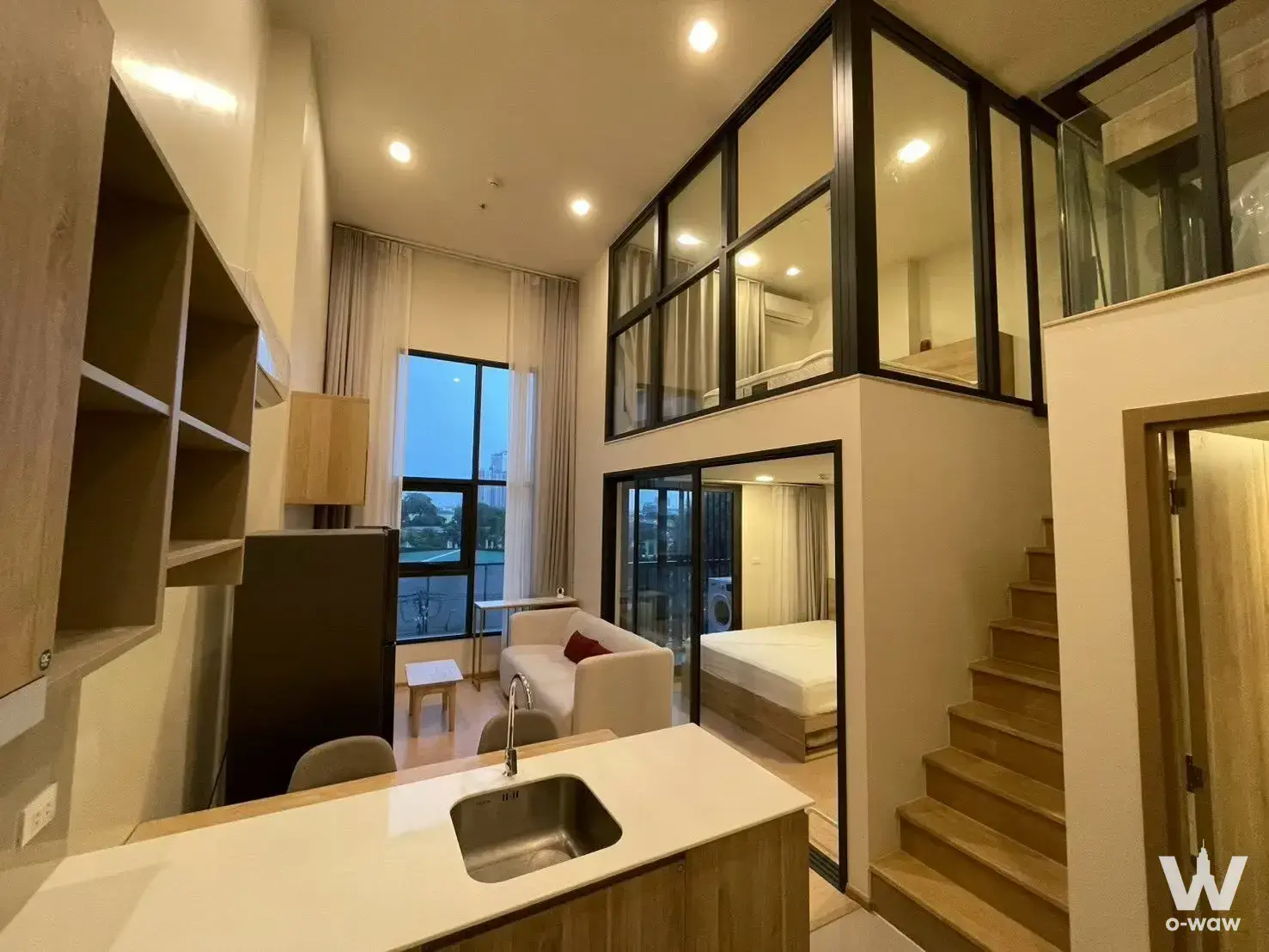 Condo with 2 bedrooms for rent at The Base Urban Rama 9 — photo 1 of 5