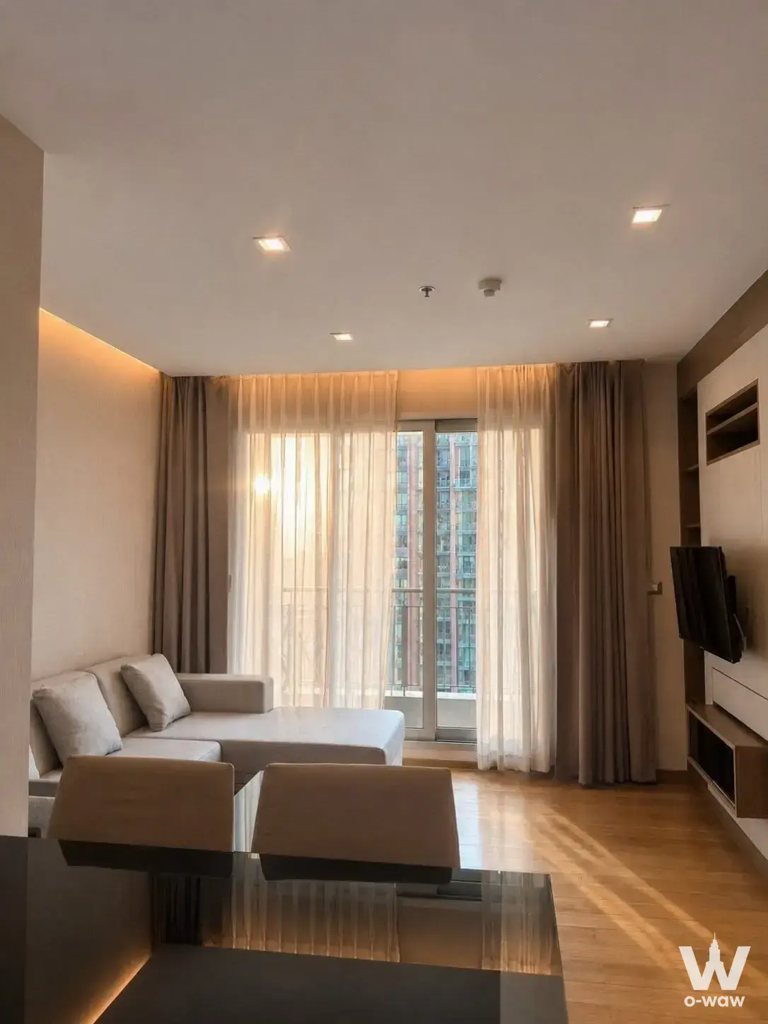 Condo with 2 bedrooms for rent at The Address Asoke — photo 1 of 5