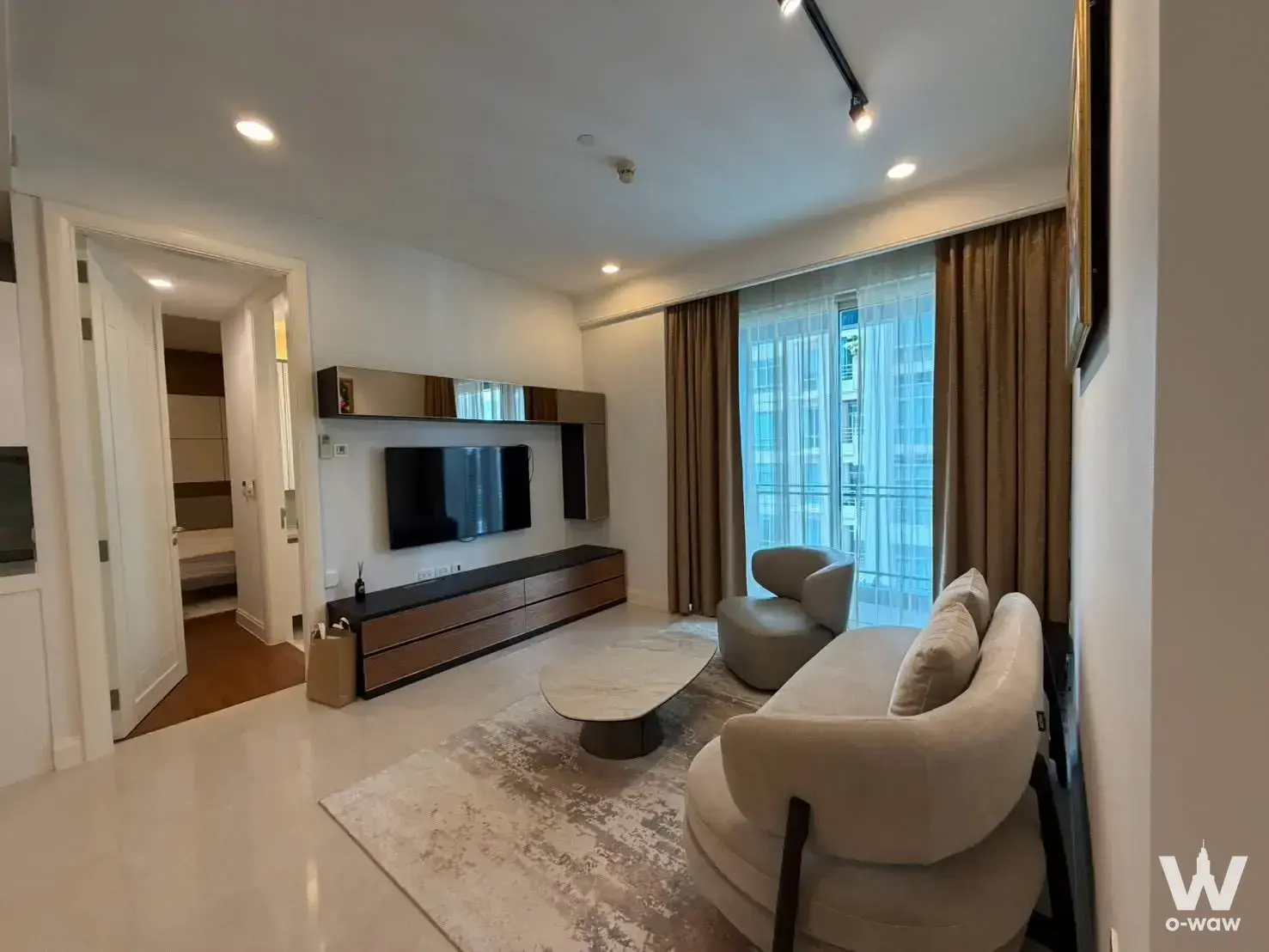 Condo with 2 bedrooms for rent at Q Lang Suan — photo 2 of 5