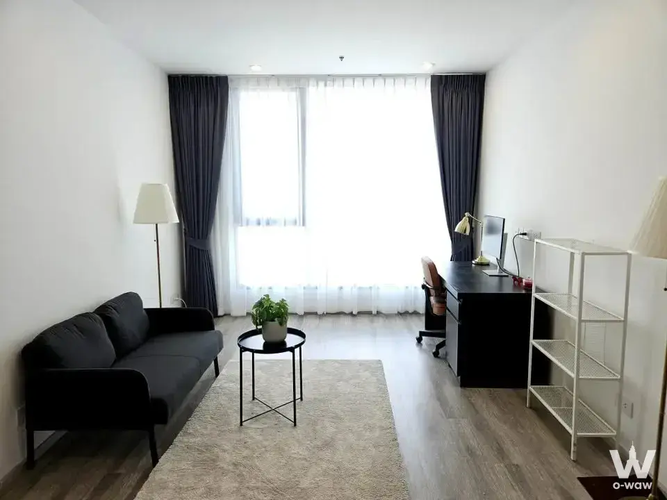 Condo with 2 bedrooms for rent at Ideo Mobi Sukhumvit 66 — photo 1 of 5