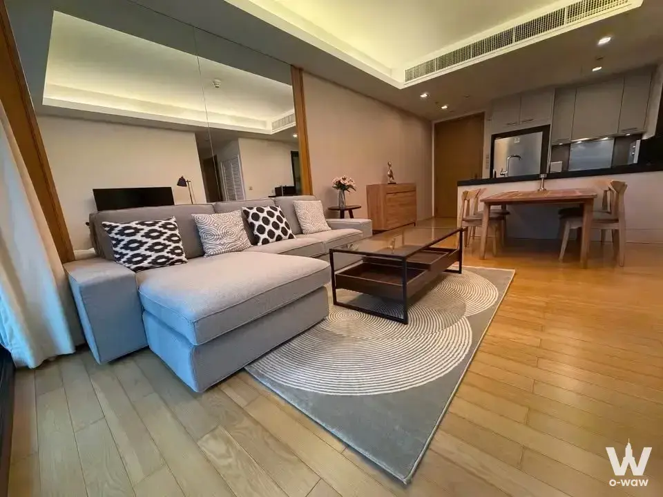 Condo with 2 bedrooms for rent at Prive by Sansiri — photo 1 of 5