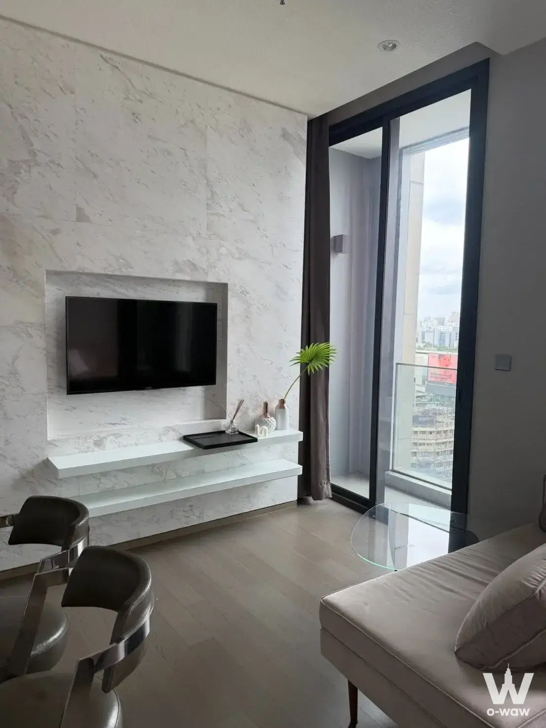 Condo with 1 bedroom for rent at THE ESSE at SINGHA COMPLEX — photo 1 of 5