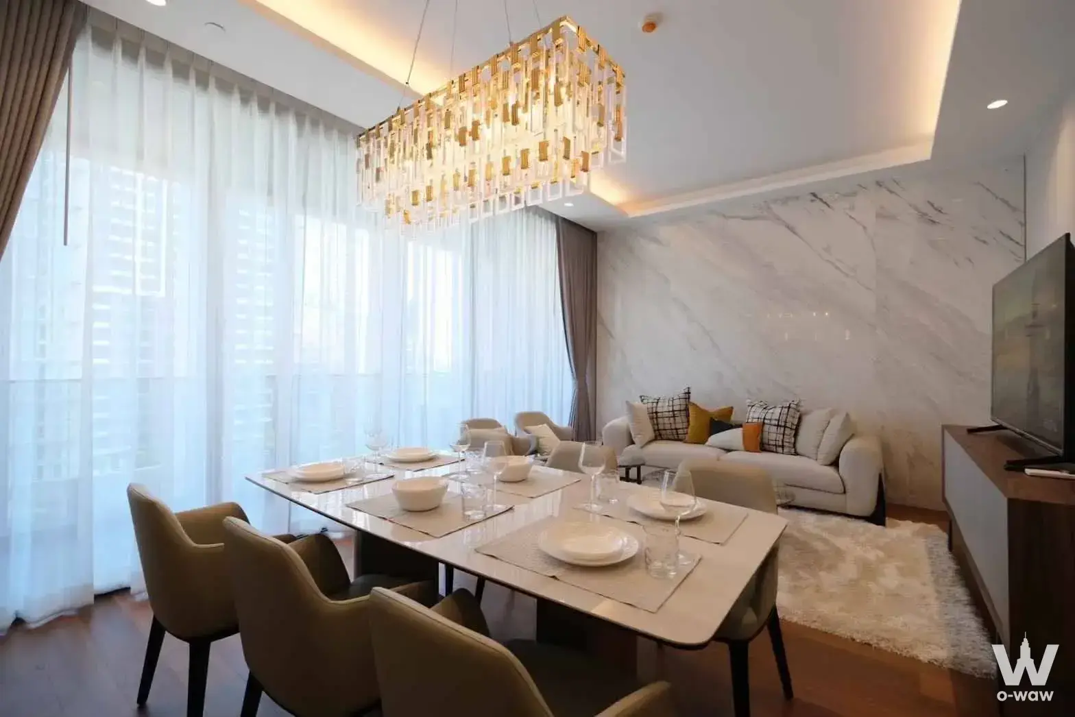 Condo with 3 bedrooms for rent at The Estelle Phrom Phong — photo 4 of 5