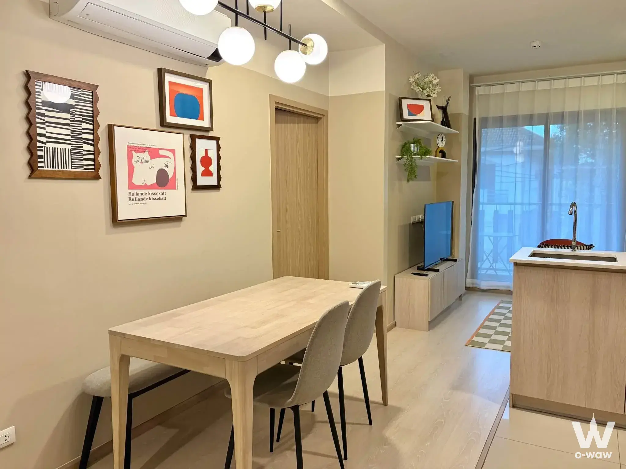 Condo with 2 bedrooms for rent at PYNN Pridi 20 — photo 1 of 5