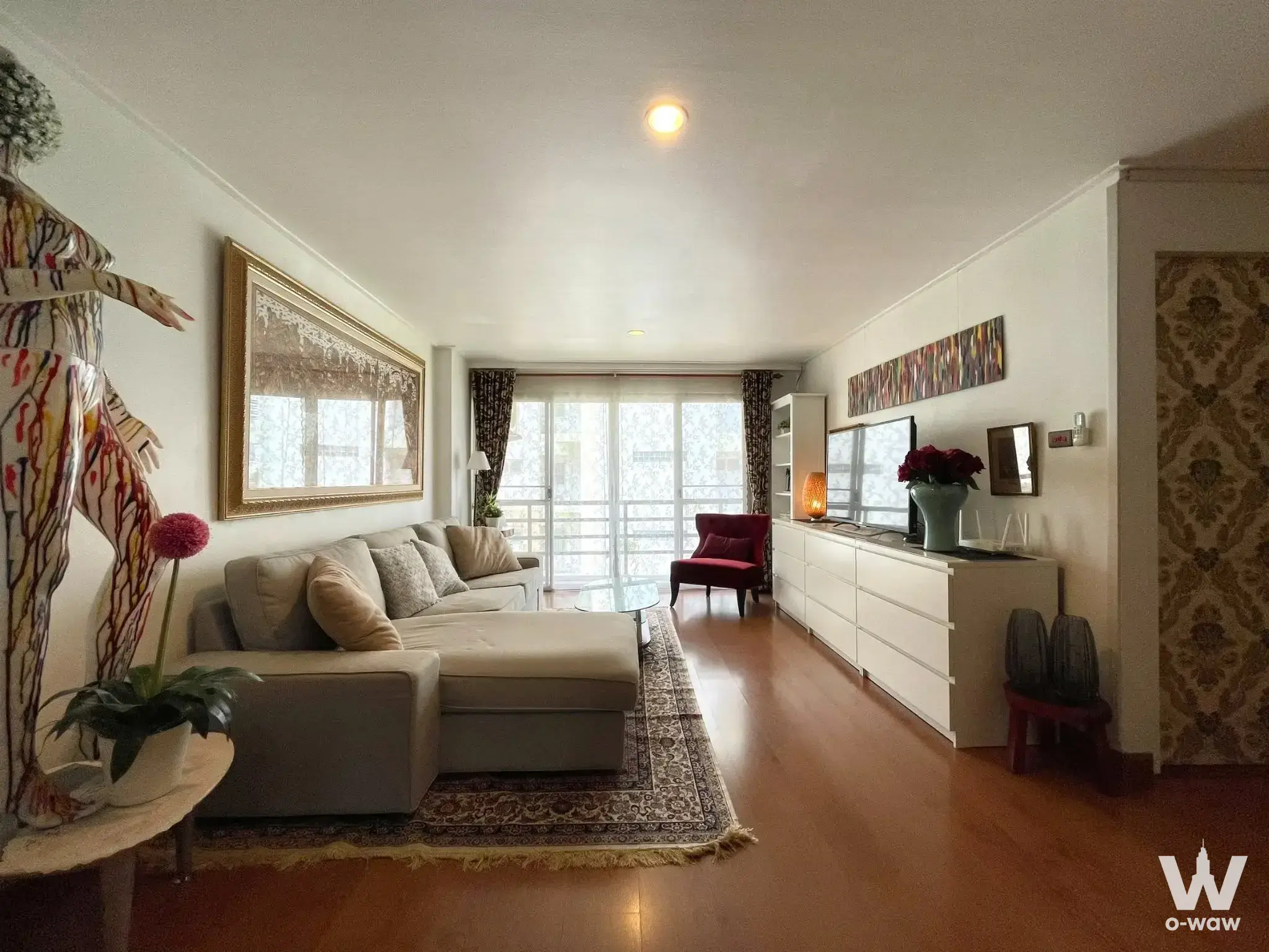 Condo with 2 bedrooms for rent at Waterford Park Rama 4 — photo 2 of 5