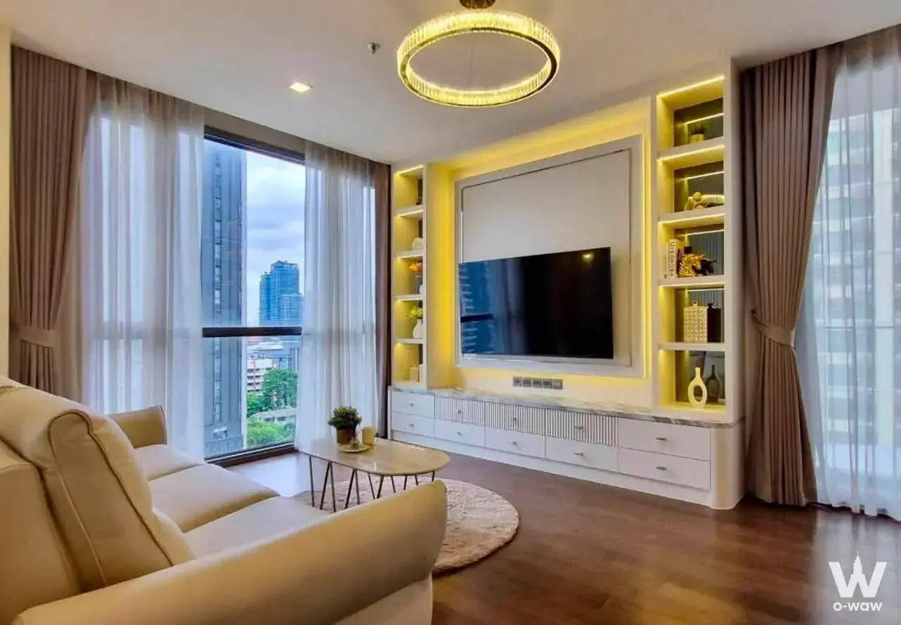 Condo with 2 bedrooms for rent at THE LINE Ratchathewi — photo 3 of 5