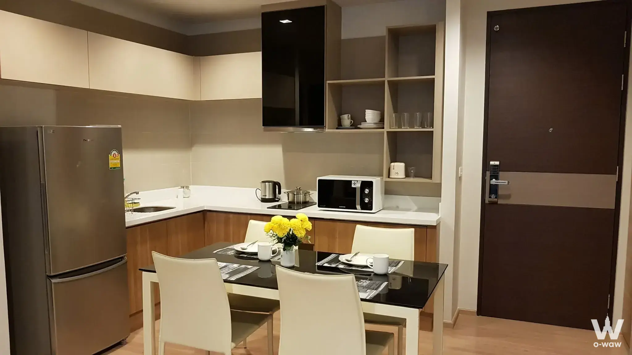 Condo with 2 bedrooms for rent at RHYTHM Sathorn — photo 2 of 5