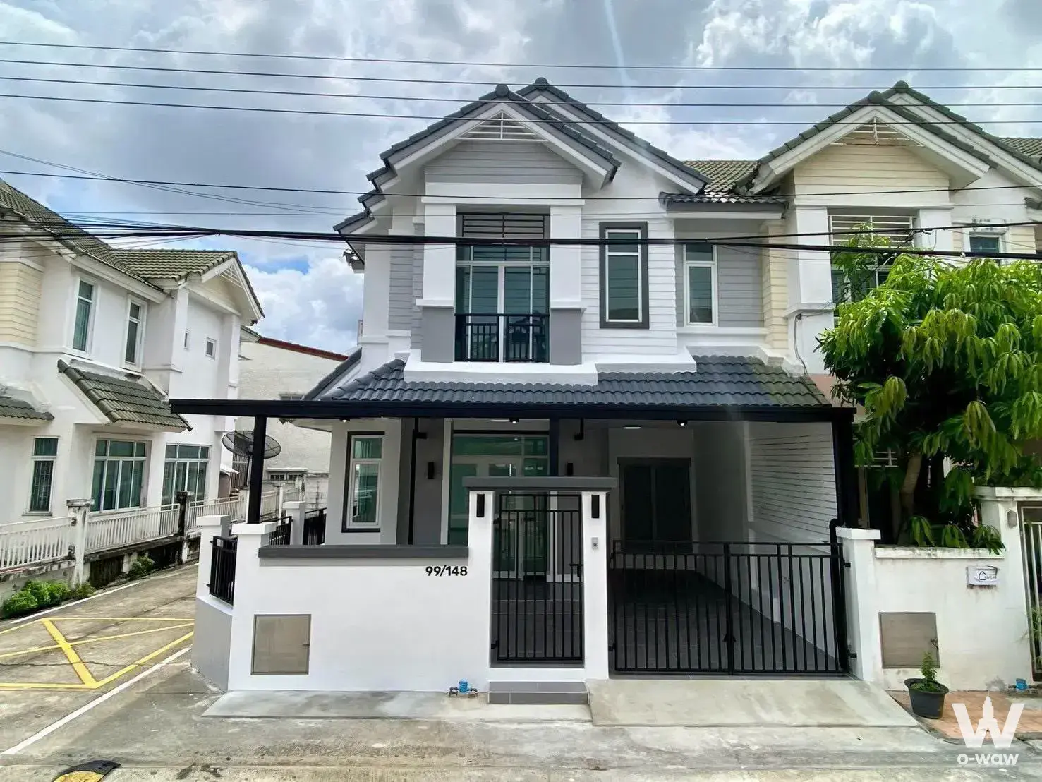 Townhouse with 4 bedrooms for sale at 99/148 Men Road, Thaima-Ratchathibet Road corner, near MRT Thaima Station and Phra Nang Klao Station, Nonthaburi — photo 1 of 4