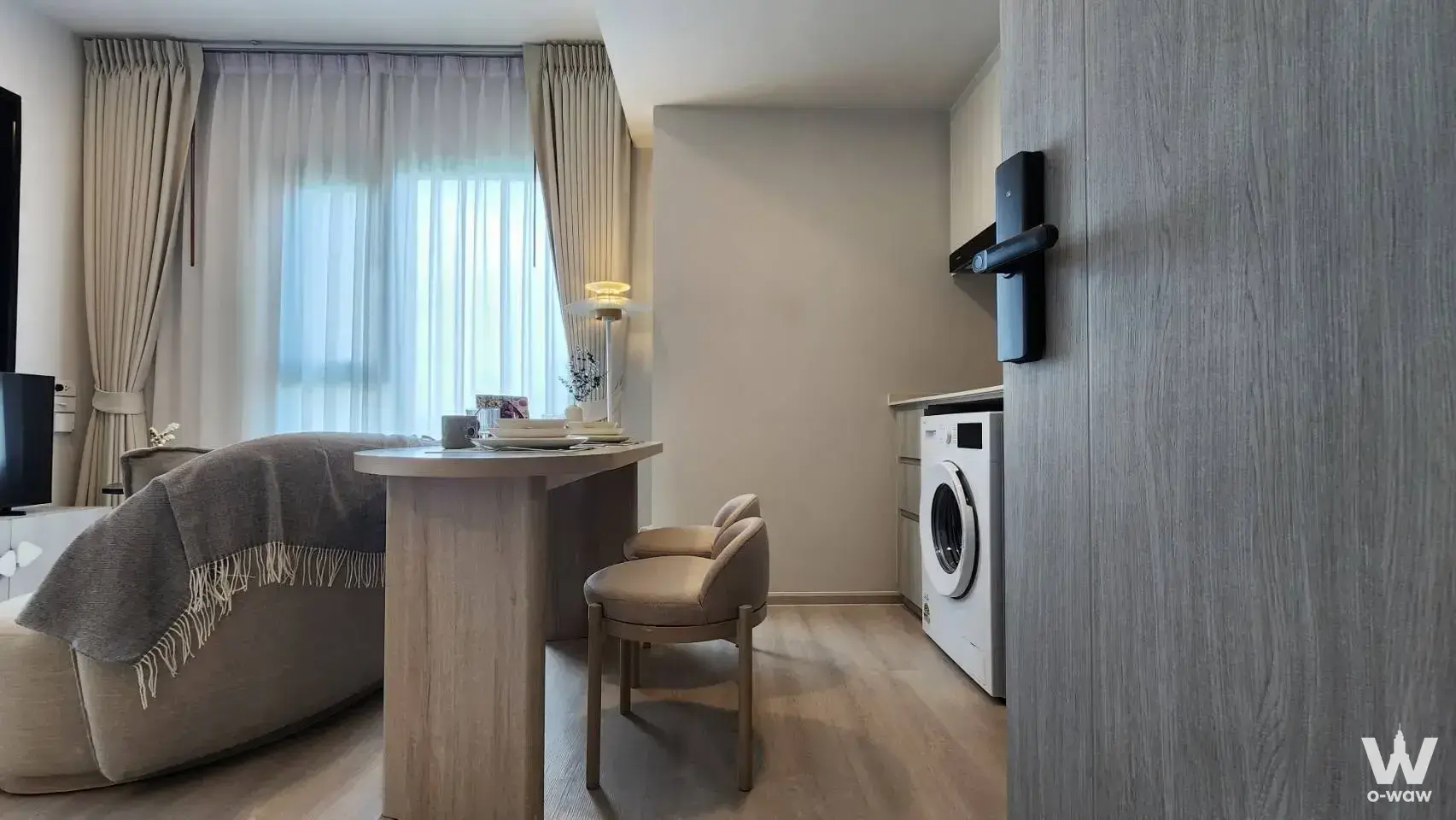 Condo with 1 bedroom for rent at COBE Ratchada-Rama 9 — photo 3 of 5