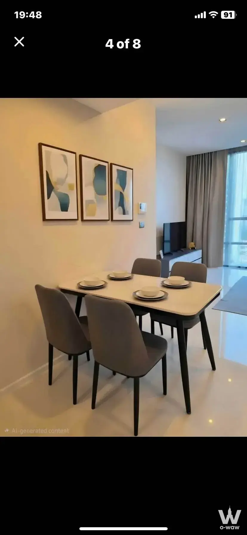 Condo with 1 bedroom for rent at The Bangkok Sathorn — photo 3 of 4