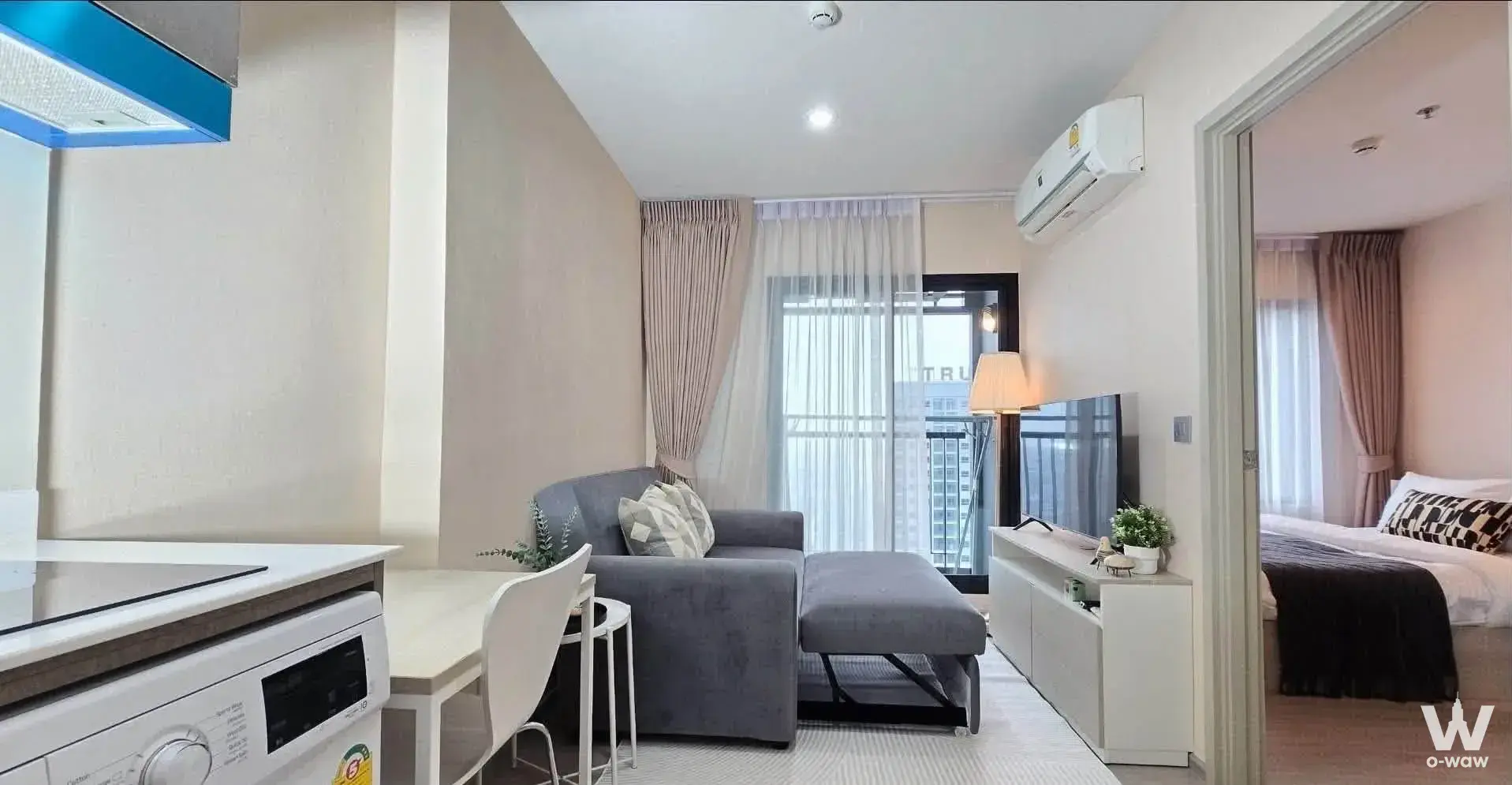 Condo with 1 bedroom for rent at Aspire Erawan Prime — photo 2 of 4