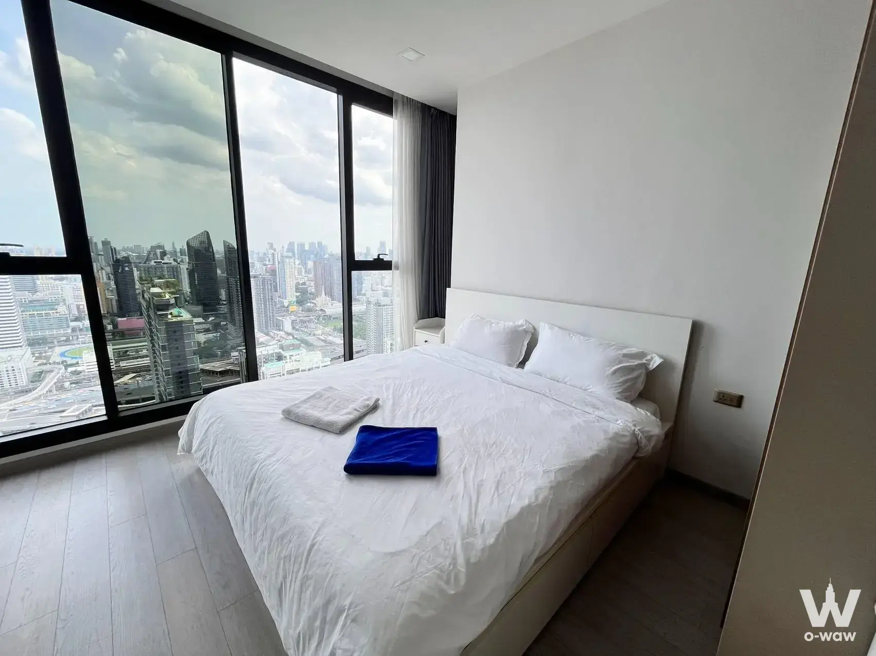 Condo with 2 bedrooms for rent at One9Five Asoke - Rama 9 — photo 1 of 5