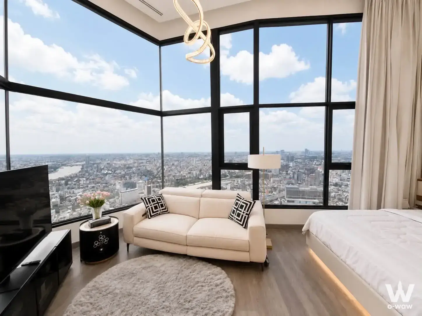 Condo with 3 bedrooms for rent at Park Origin Chula-Samyan — photo 2 of 5