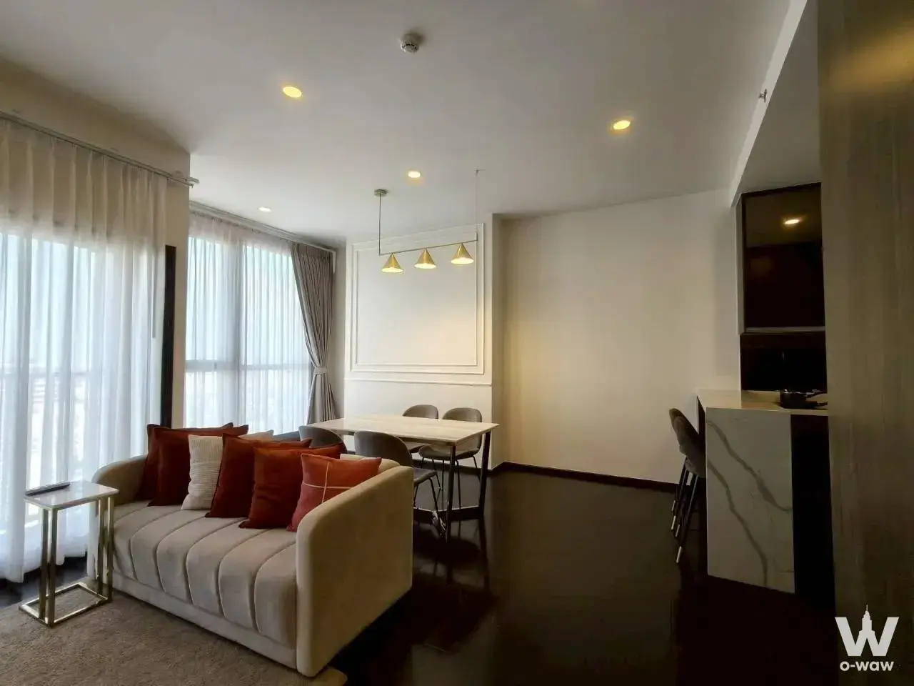 Condo with 2 bedrooms for rent at Park​ Origin​ Thonglor — photo 1 of 5
