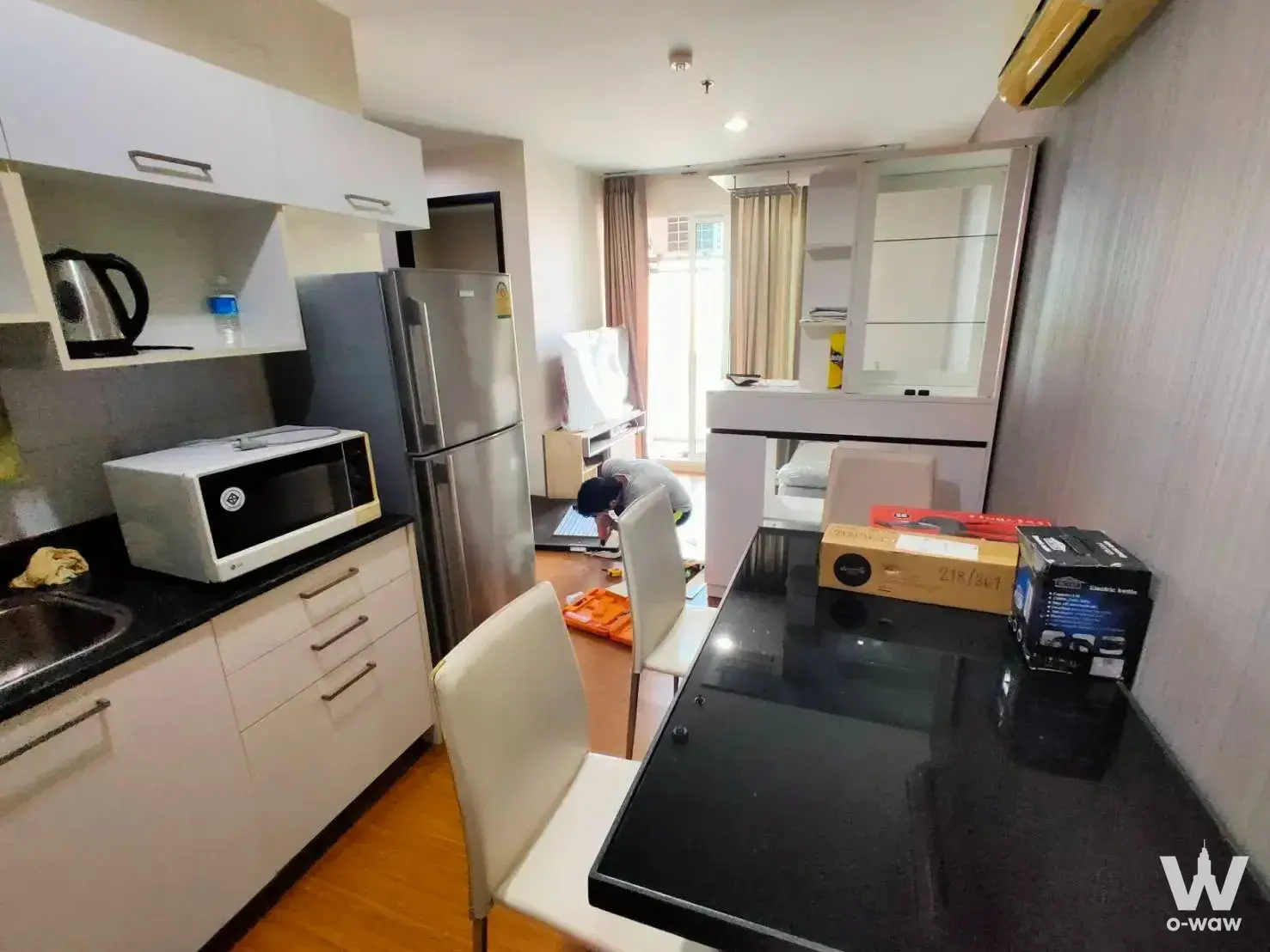 Condo with 2 bedrooms for rent at Diamond Ratchada Condominium — photo 4 of 5