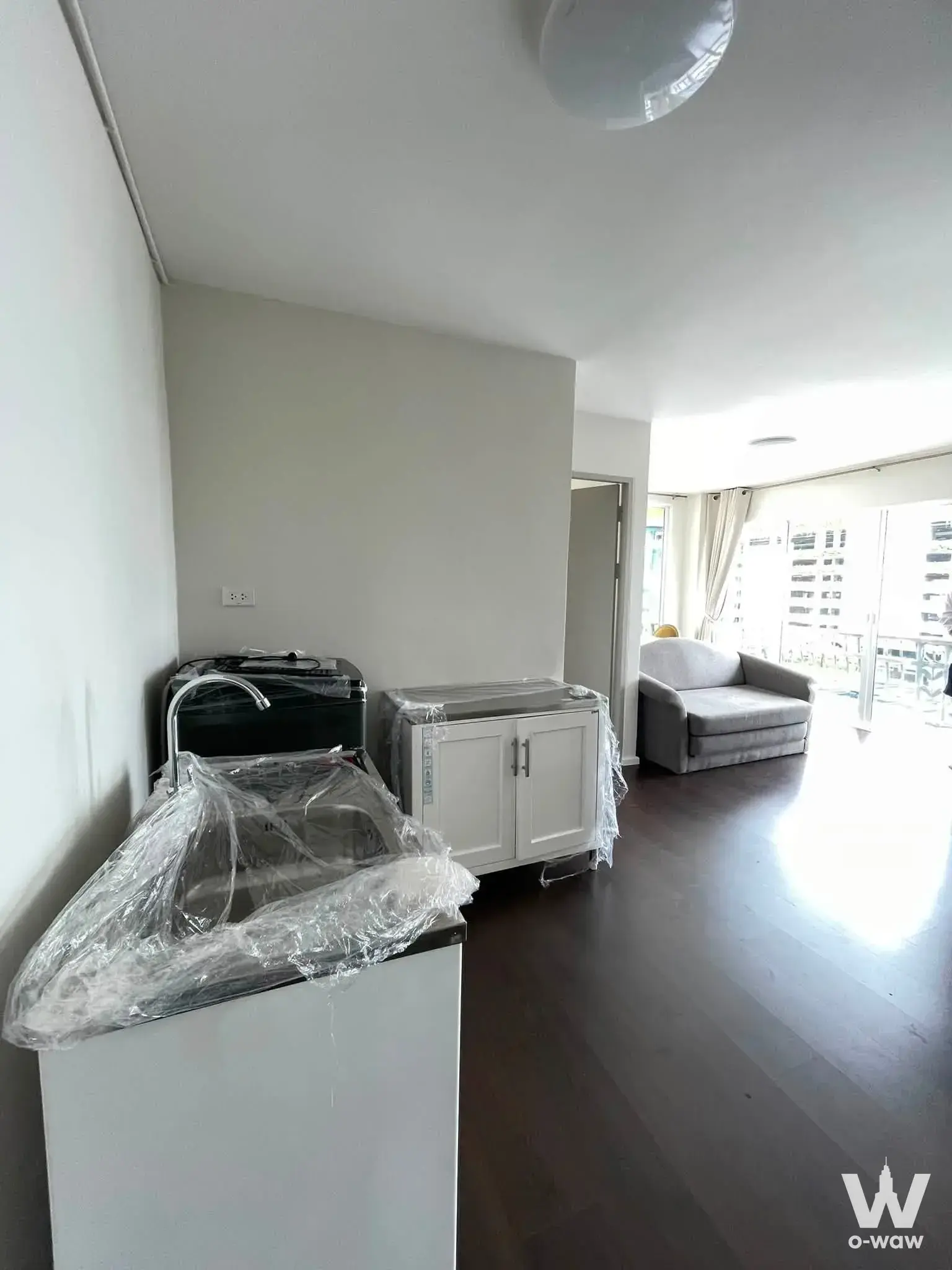 Condo with 2 bedrooms for rent at Bang Na, Bangkok (Near MRT Si Uthit, Central Bang Na, Mega Bang Na) — photo 4 of 5