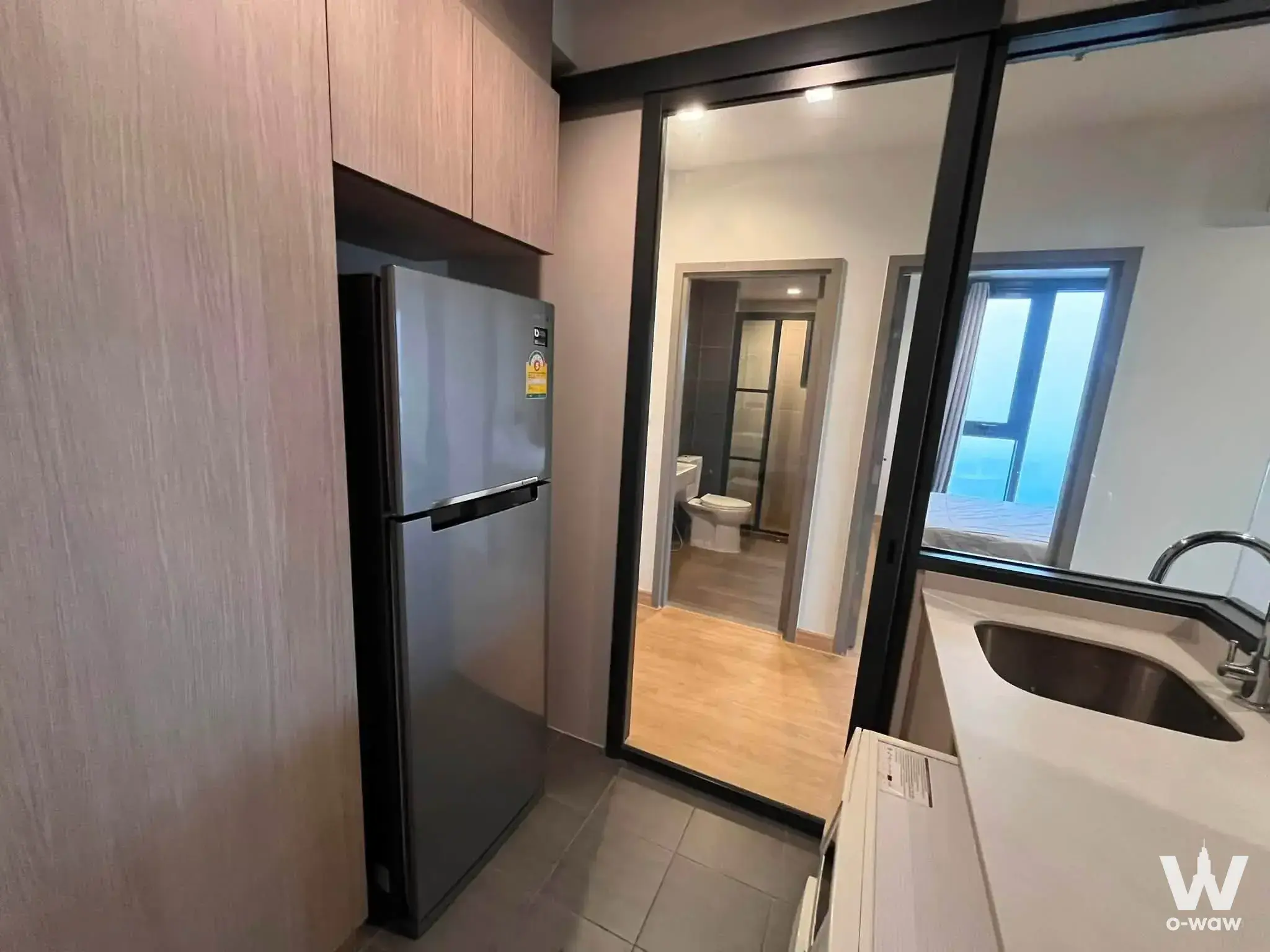 Condo with 2 bedrooms for rent at THE BASE Garden Rama 9 — photo 2 of 5
